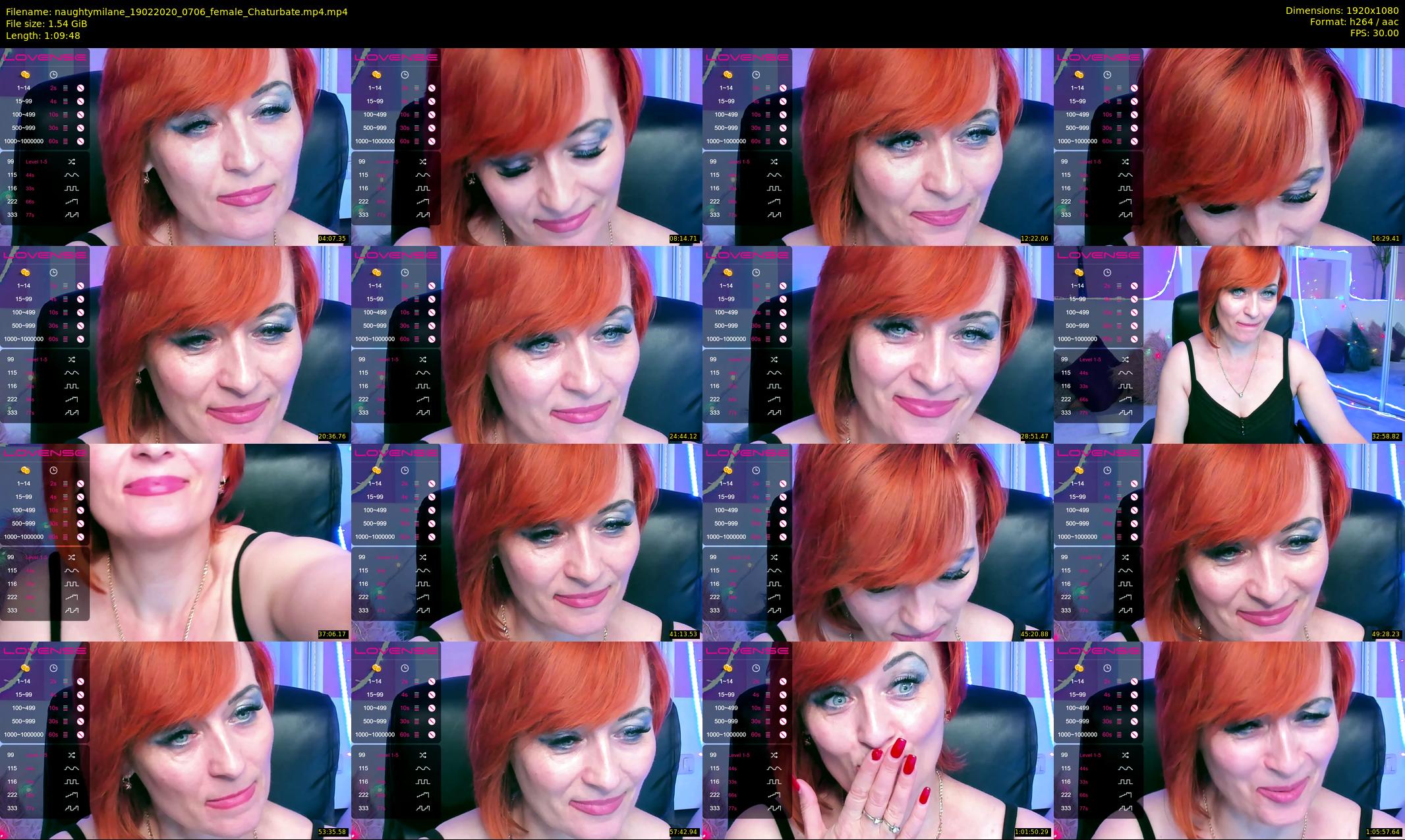 naughtymilane — 70 minute Chaturbate female cam show recording, 1080p, Feb 19, 2020