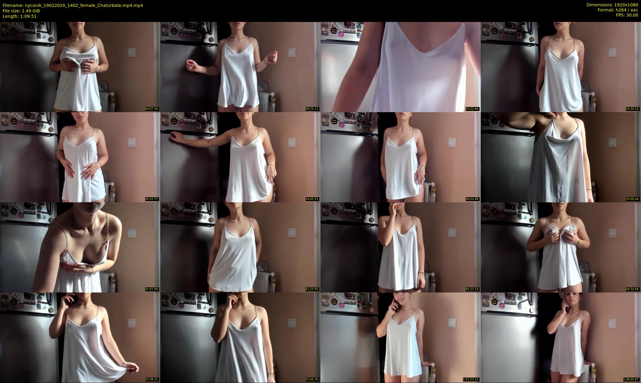nyconik — 70 minute Chaturbate female cam show recording, 1080p, Feb 19, 2020