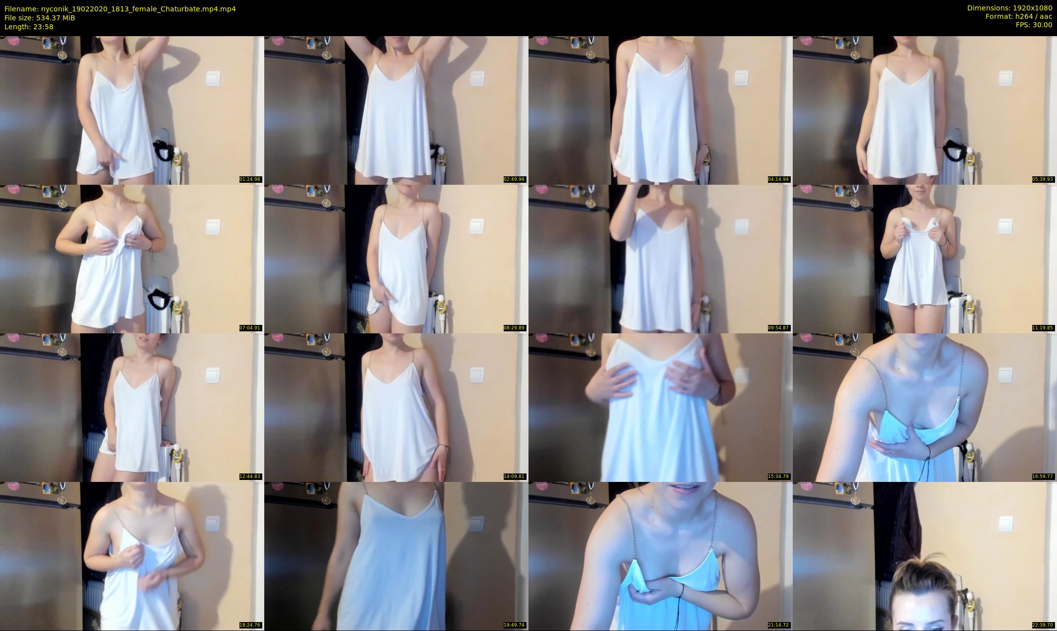 nyconik — 24 minute Chaturbate female cam show recording, 1080p, Feb 19, 2020
