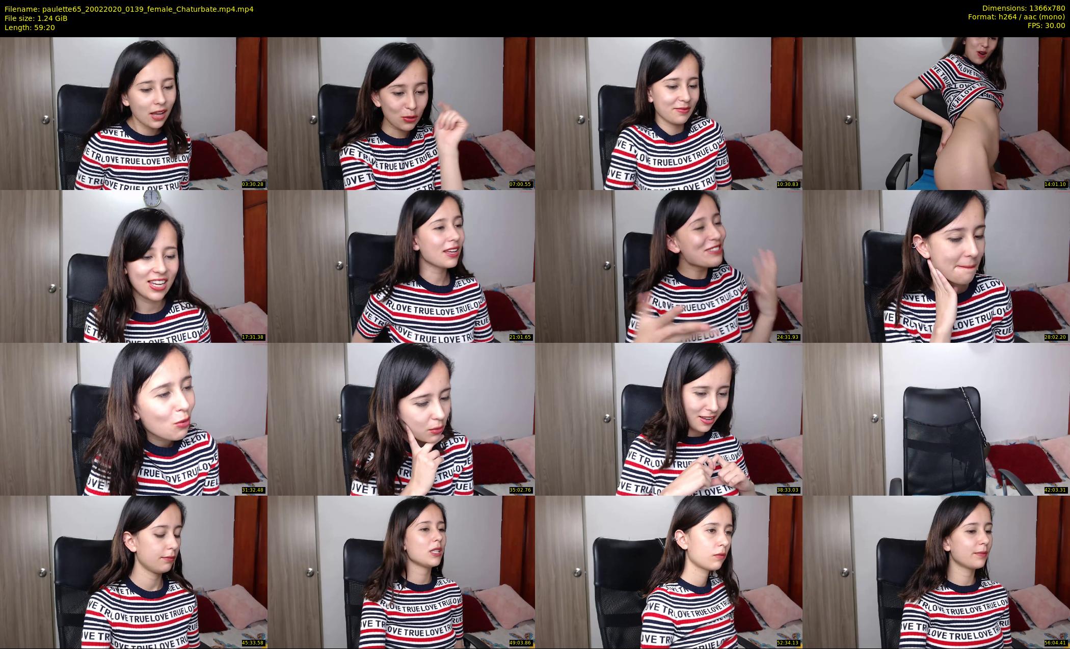 paulette65 — 60 minute Chaturbate female cam show recording, 720p, Feb 20, 2020