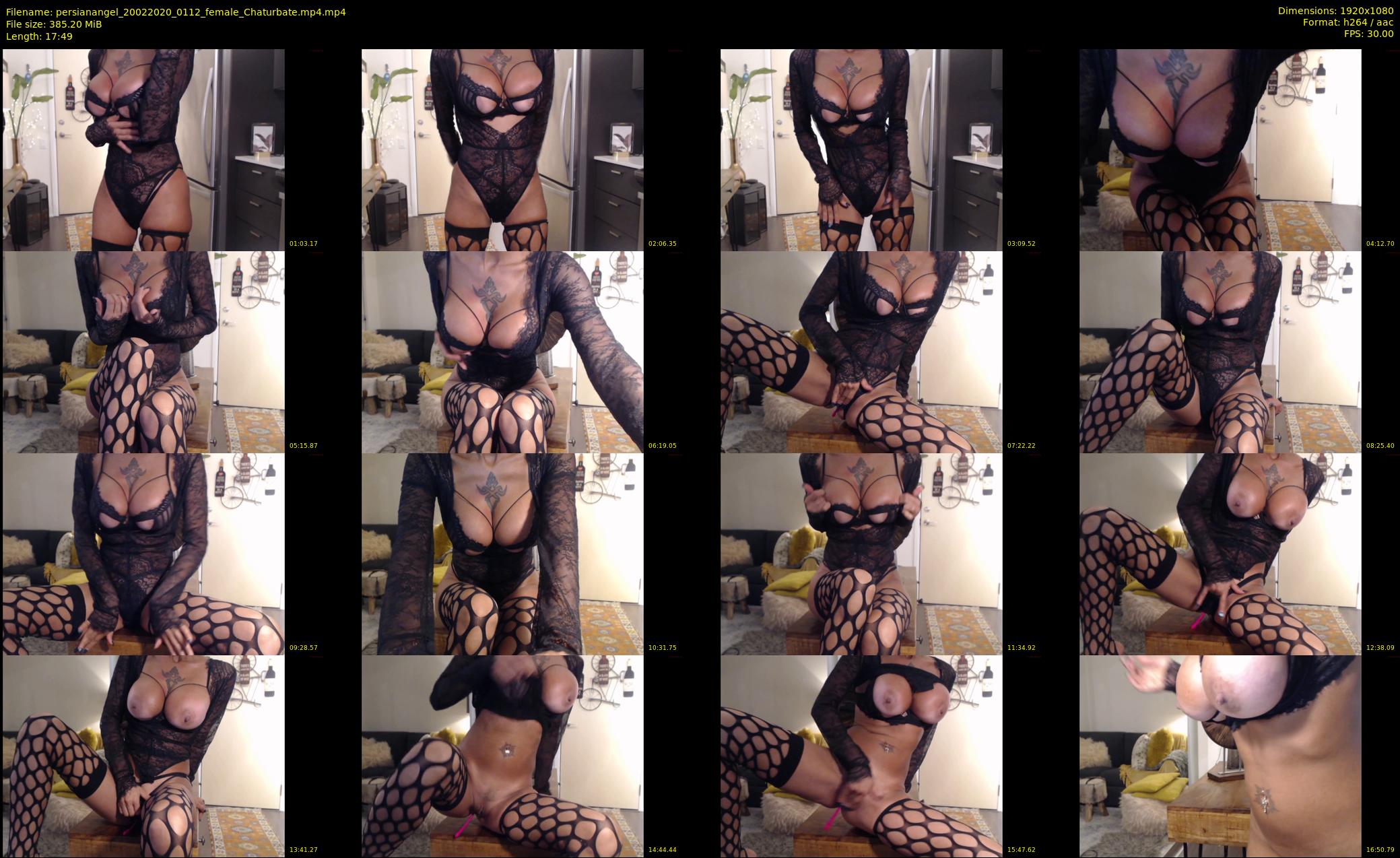 persianangel — 18 minute Chaturbate female cam show recording, 1080p, Feb 20, 2020