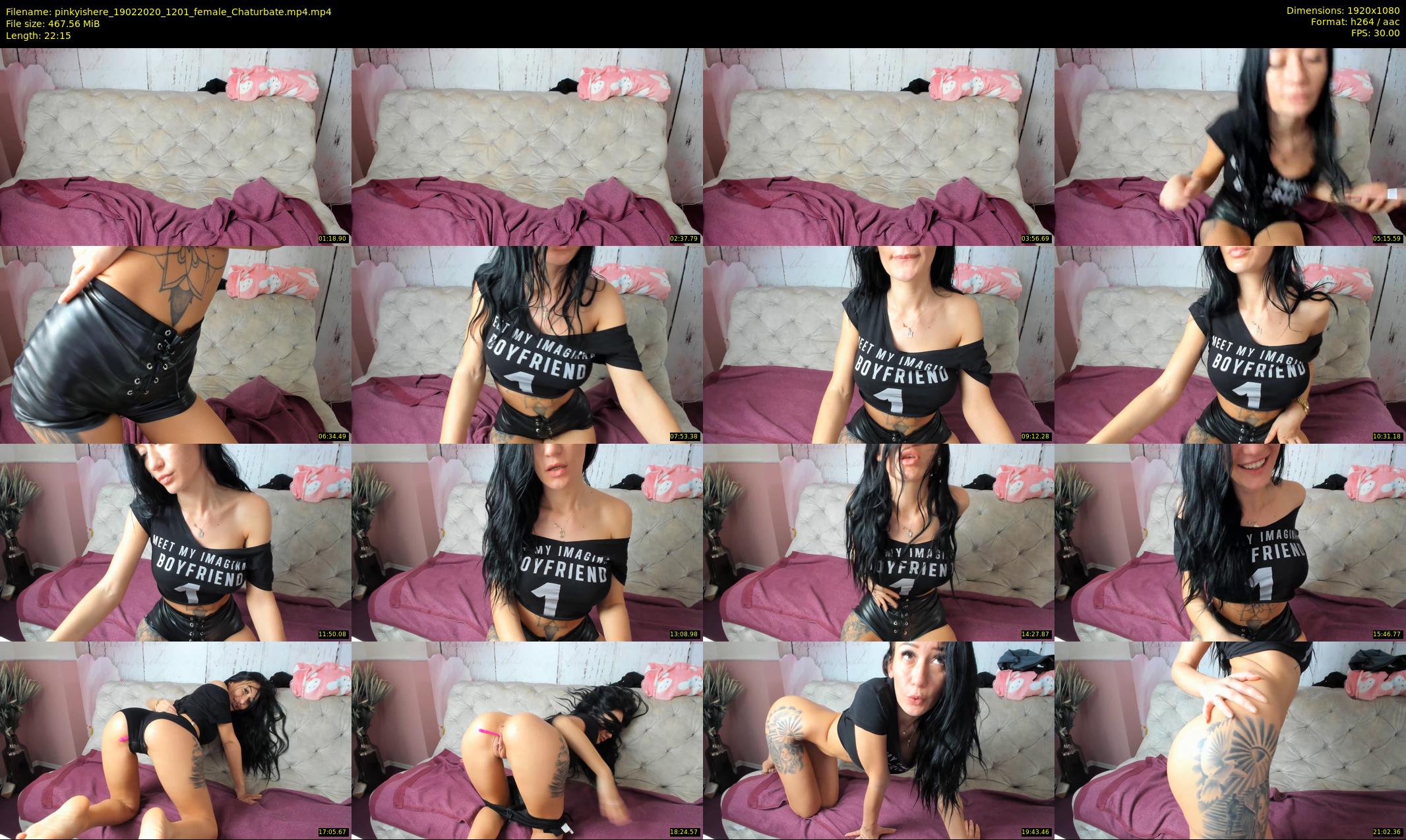 pinkyishere — 23 minute Chaturbate female cam show recording, 1080p, Feb 19, 2020