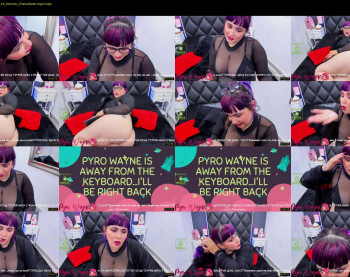 pyrowayne — 45 minute Chaturbate female cam show recording, 720p, Feb 20, 2020