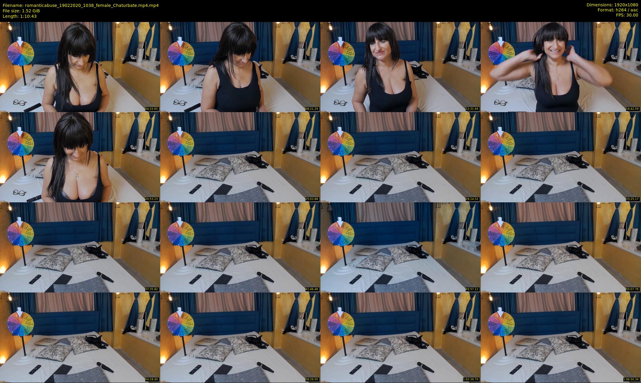 romanticabuse — 71 minute Chaturbate female cam show recording, 1080p, Feb 19, 2020