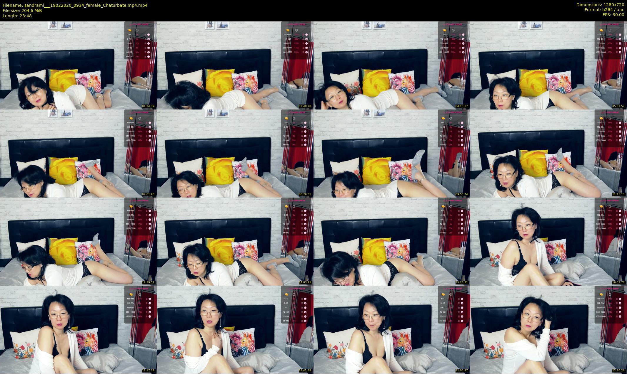 sandrami__ — 24 minute Chaturbate female cam show recording, 720p, Feb 19, 2020