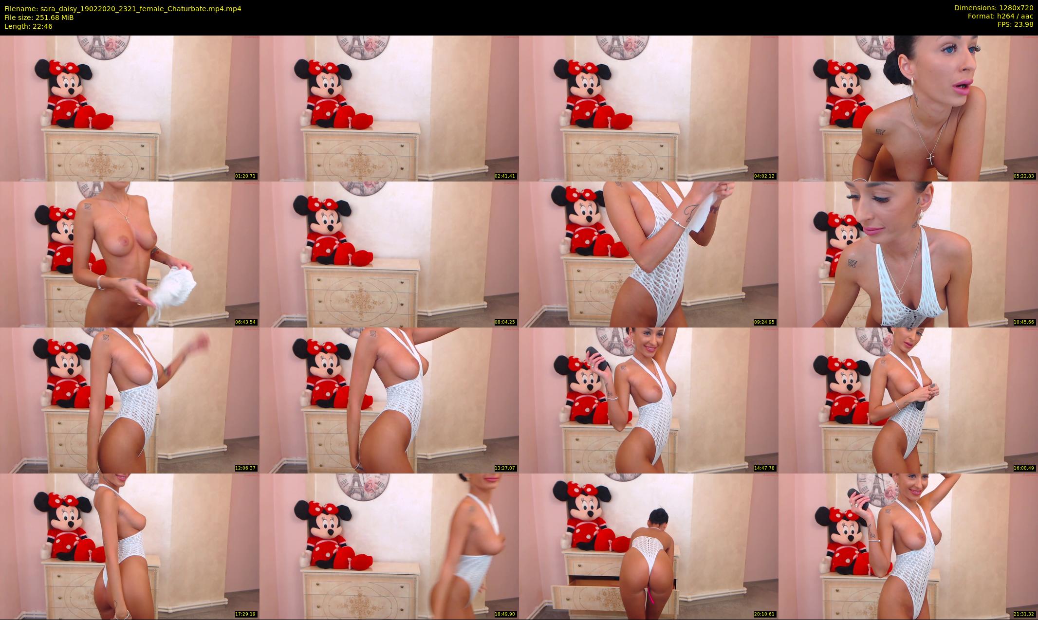 sara_daisy — 23 minute Chaturbate female cam show recording, 720p, Feb 19, 2020
