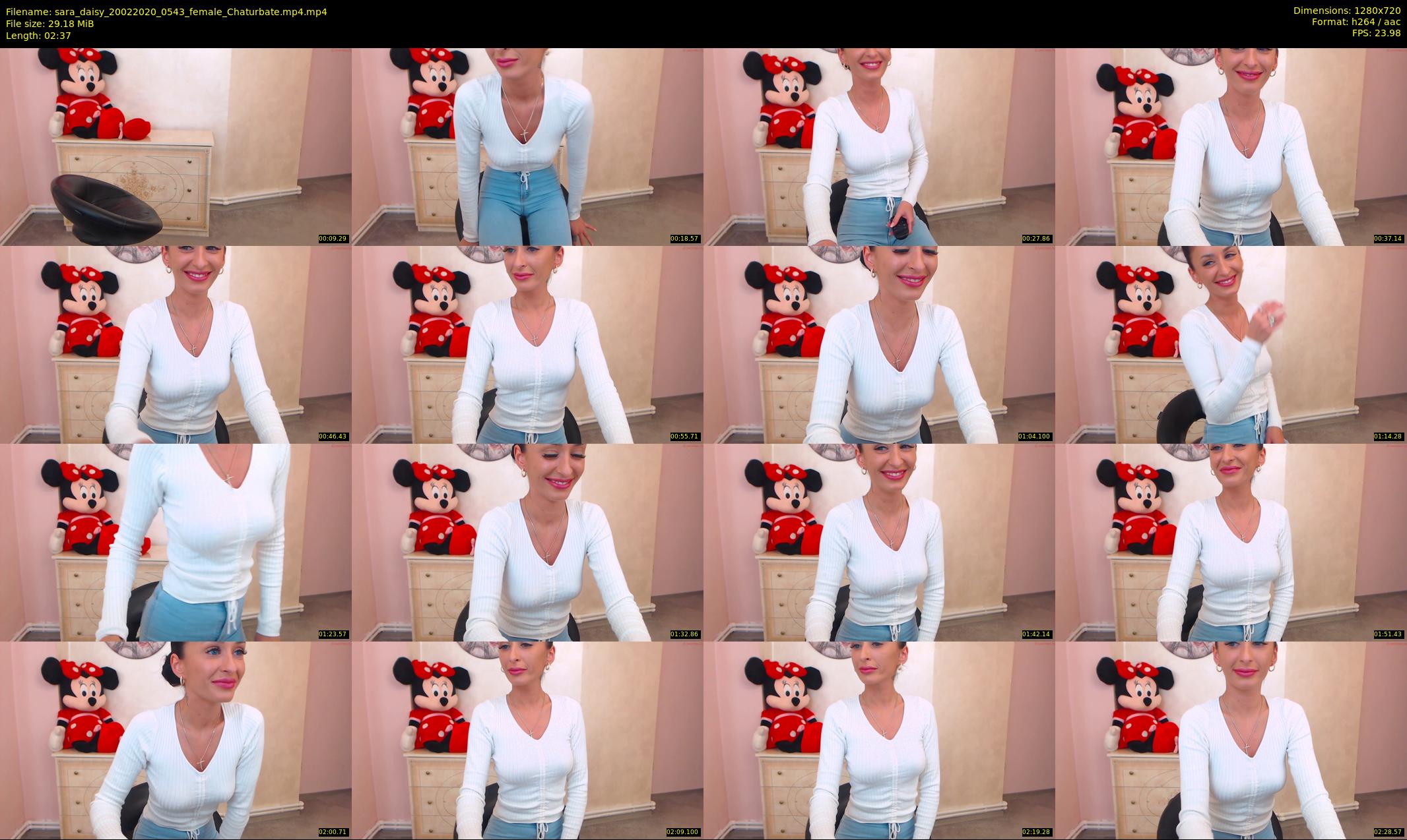 sara_daisy — 3 minute Chaturbate female cam show recording, 720p, Feb 20, 2020