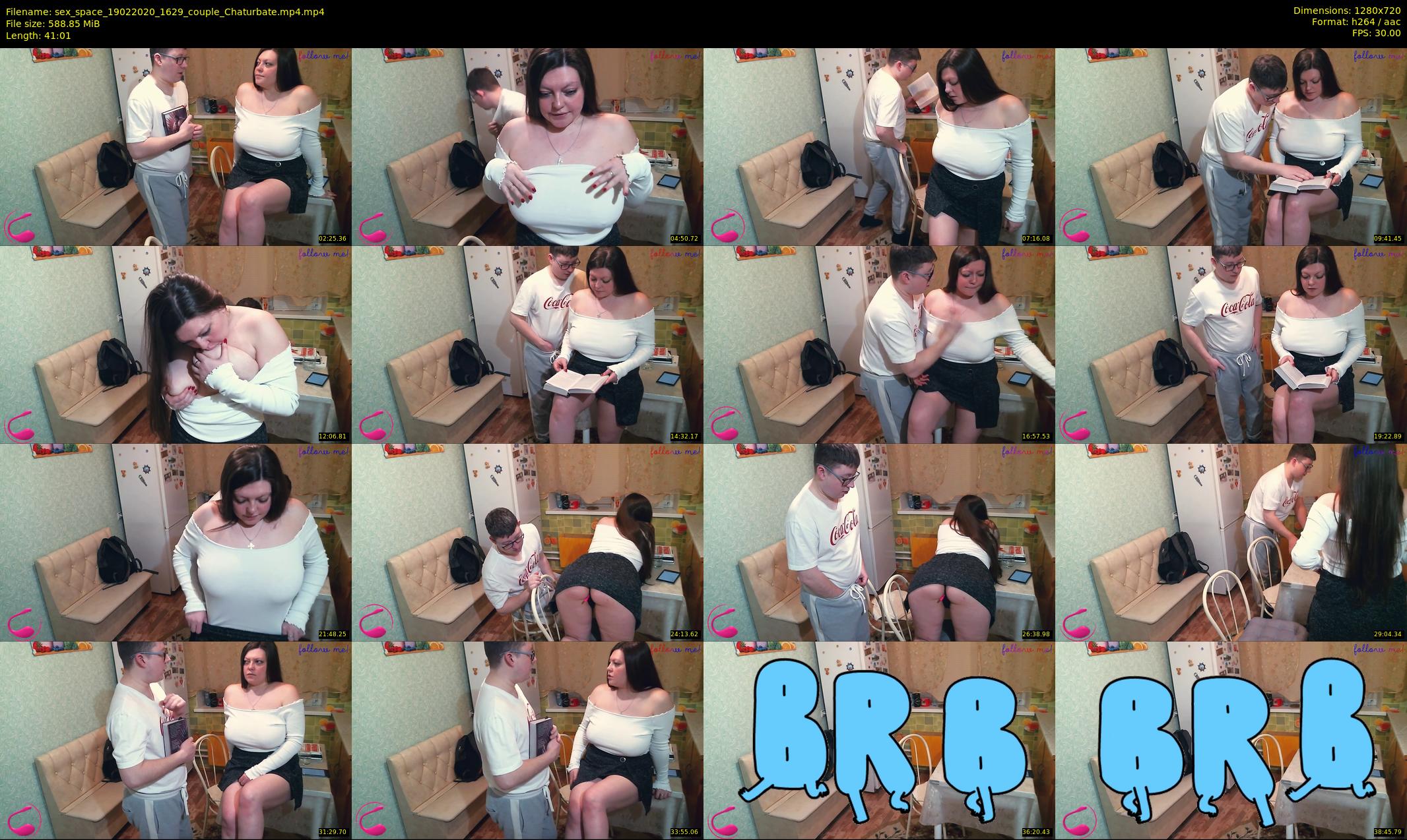 sex_space — 42 minute Chaturbate couple cam show recording, 720p, Feb 19, 2020