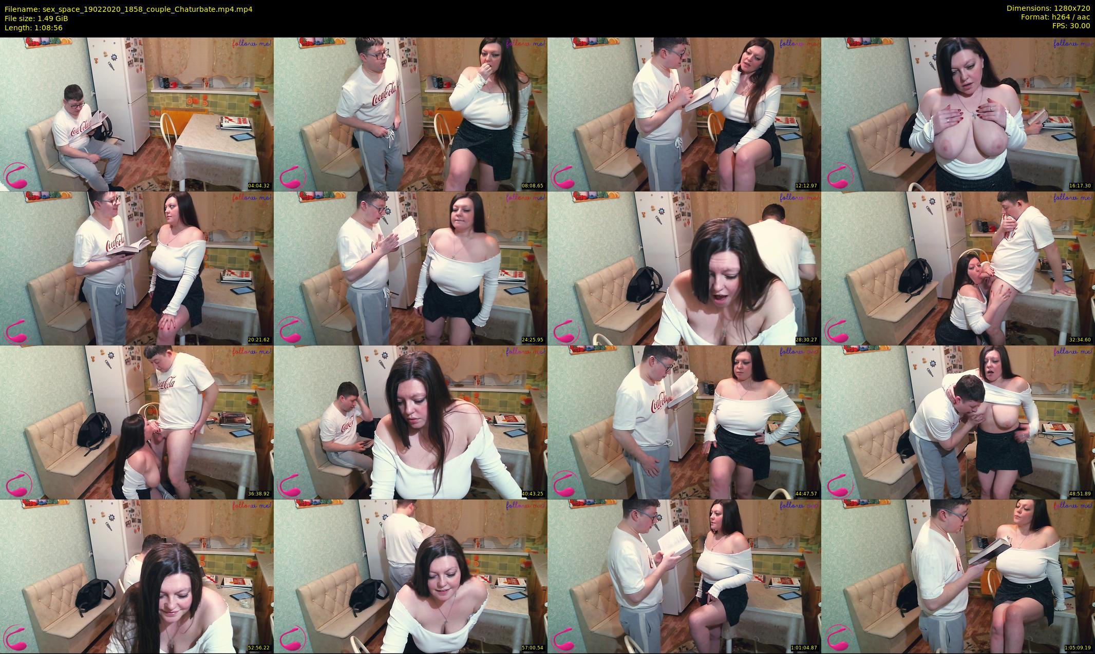 sex_space — 69 minute Chaturbate couple cam show recording, 720p, Feb 19, 2020