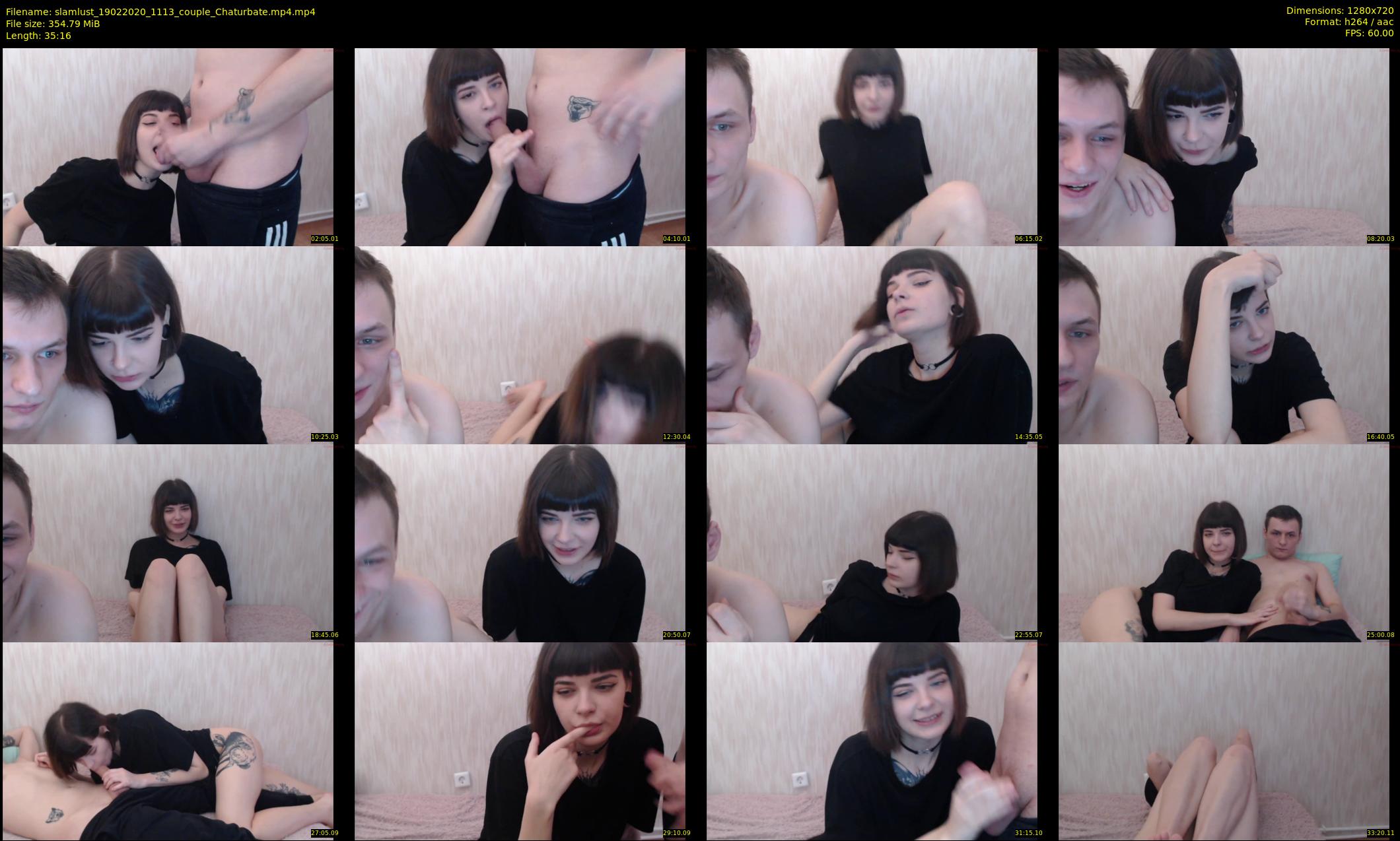 slamlust — 36 minute Chaturbate couple cam show recording, 720p, Feb 19, 2020