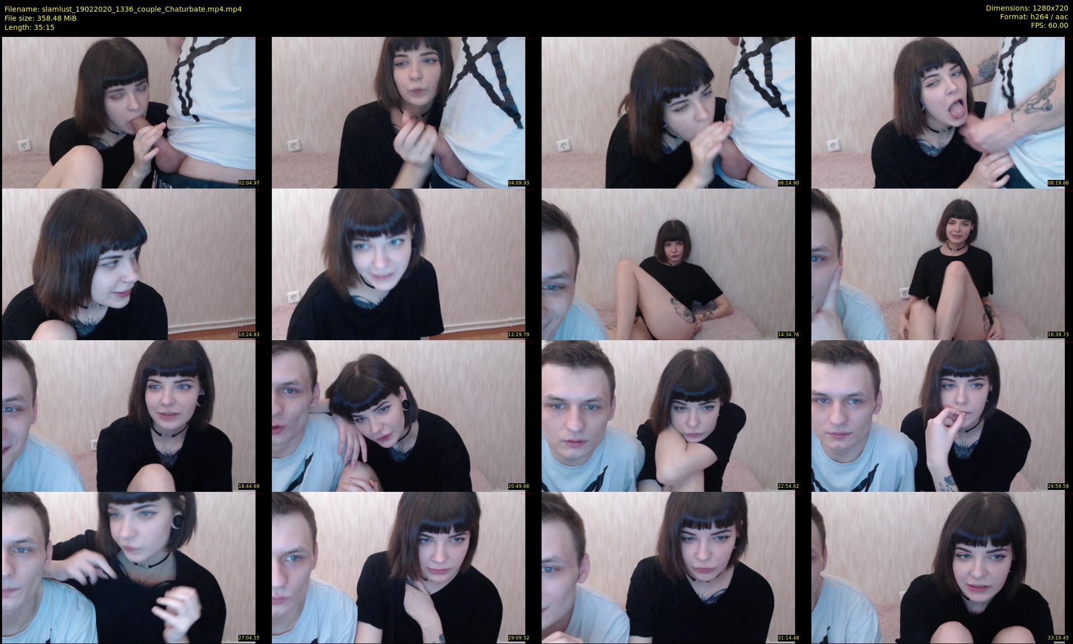 slamlust — 36 minute Chaturbate couple cam show recording, 720p, Feb 19, 2020