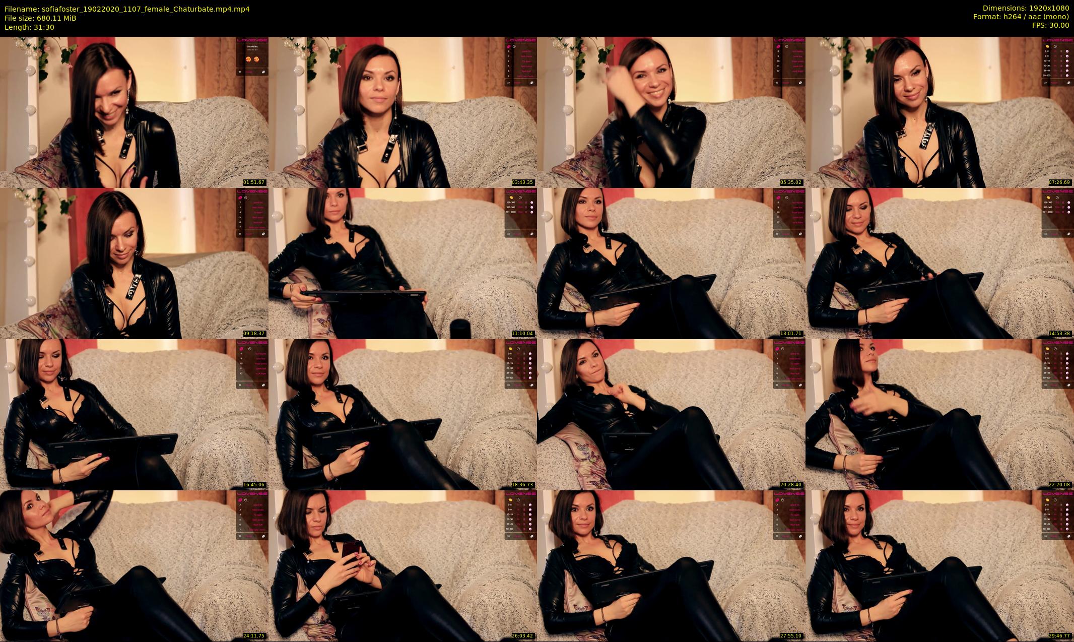 sofiafoster — 32 minute Chaturbate female cam show recording, 1080p, Feb 19, 2020