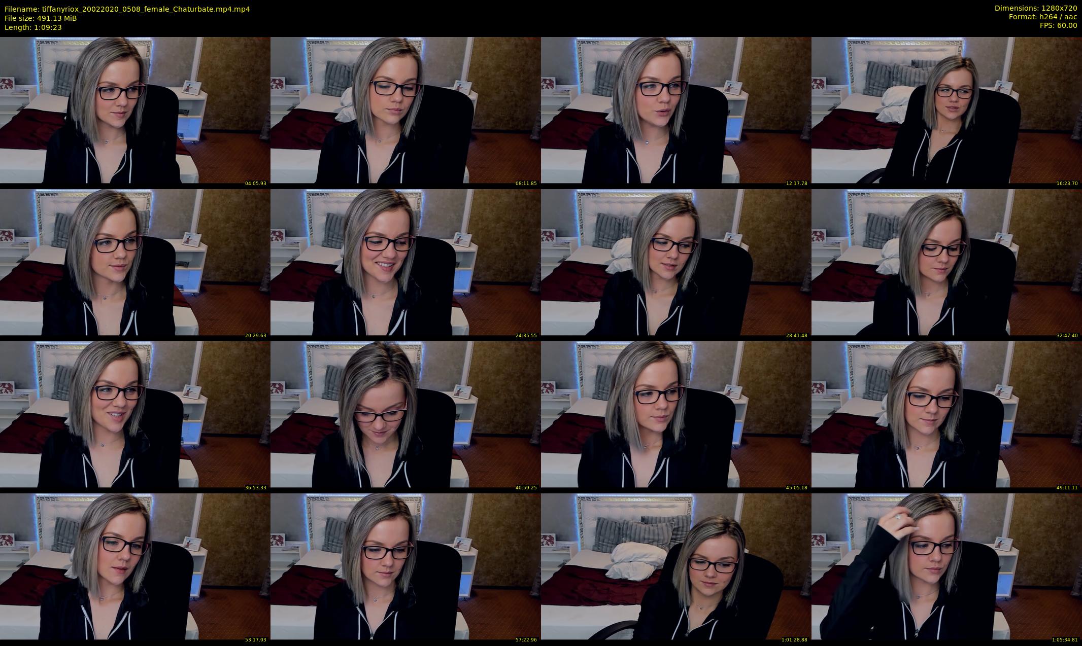 tiffanyriox — 70 minute Chaturbate female cam show recording, 720p, Feb 20, 2020