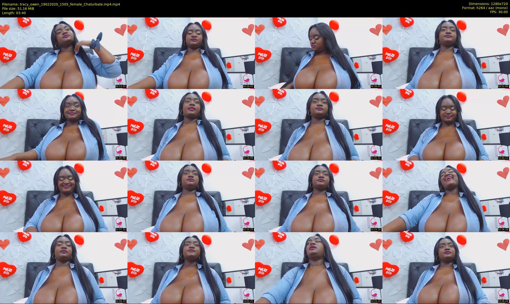 tracy_owen — 4 minute Chaturbate female cam show recording, 720p, Feb 19, 2020