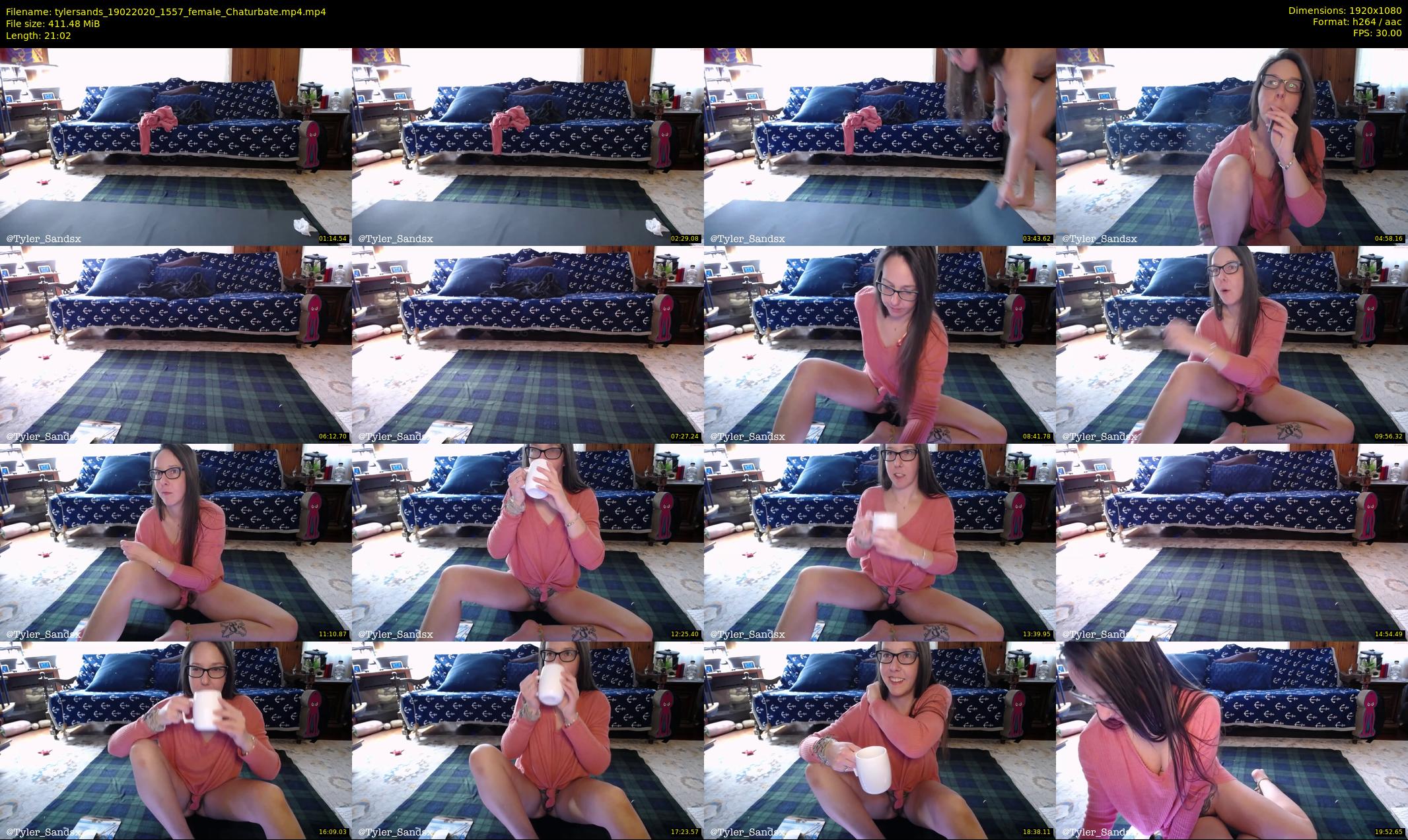 tylersands — 22 minute Chaturbate female cam show recording, 1080p, Feb 19, 2020