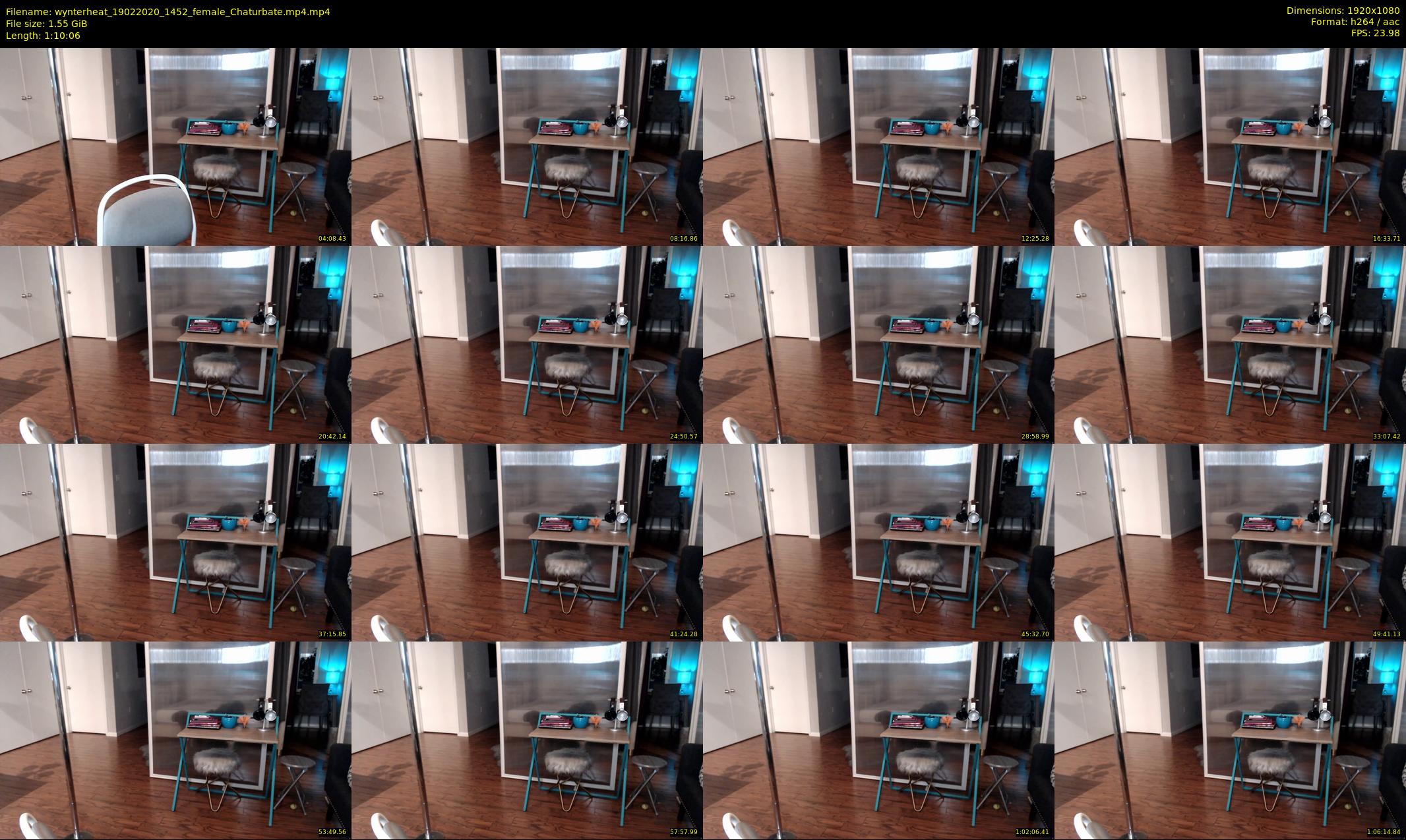 wynterheat — 71 minute Chaturbate female cam show recording, 1080p, Feb 19, 2020