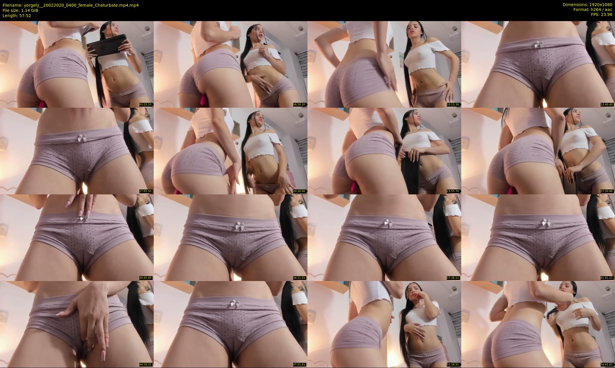 yorgely_ — 58 minute Chaturbate female cam show recording, 1080p, Feb 20, 2020