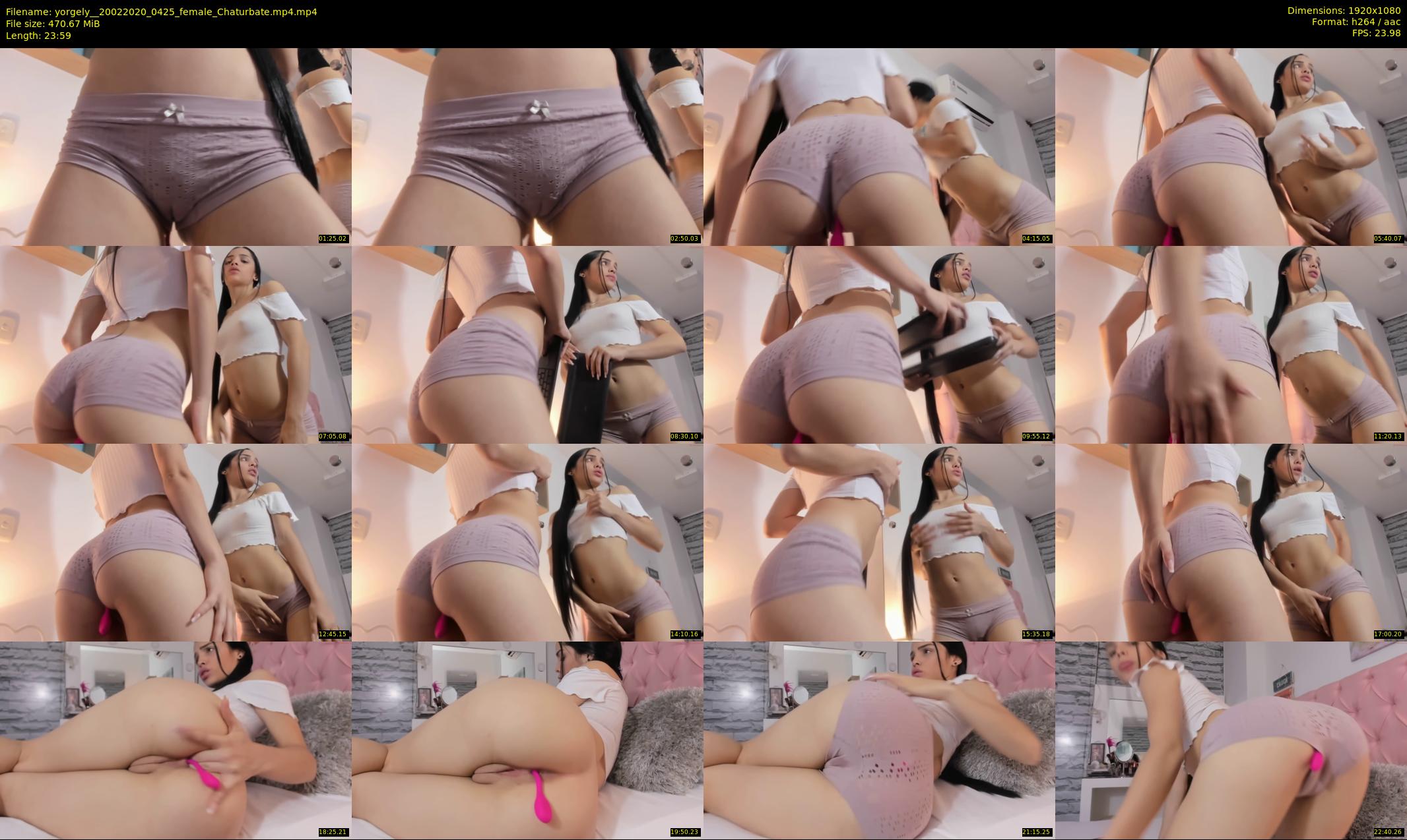 yorgely_ — 24 minute Chaturbate female cam show recording, 1080p, Feb 20, 2020
