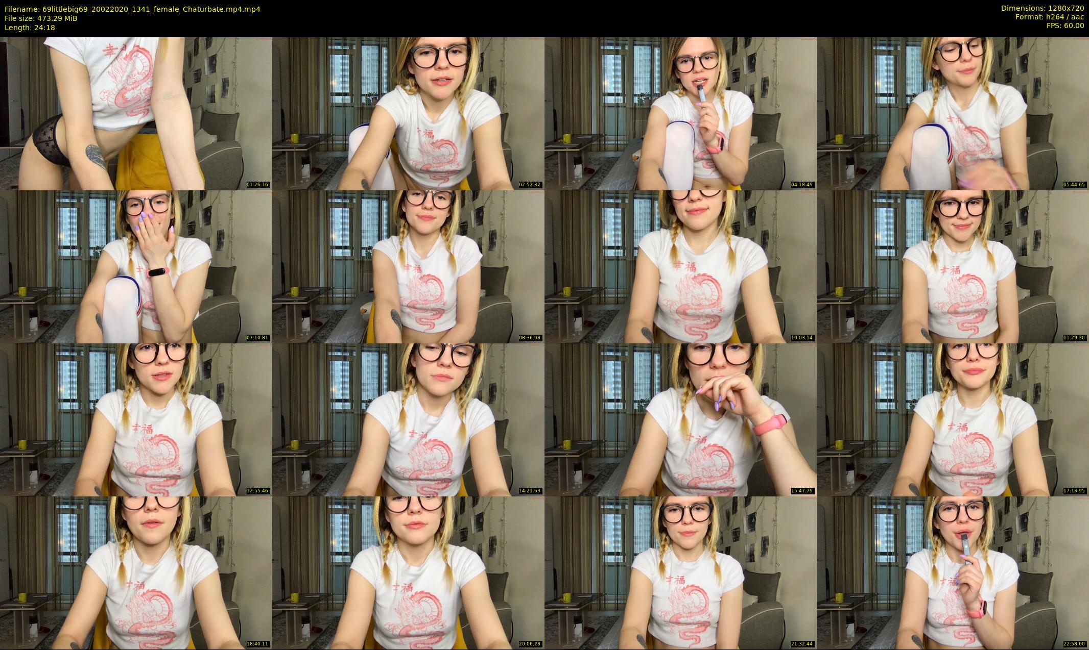 69littlebig69 — 25 minute Chaturbate couple cam show recording, 720p, Feb 20, 2020