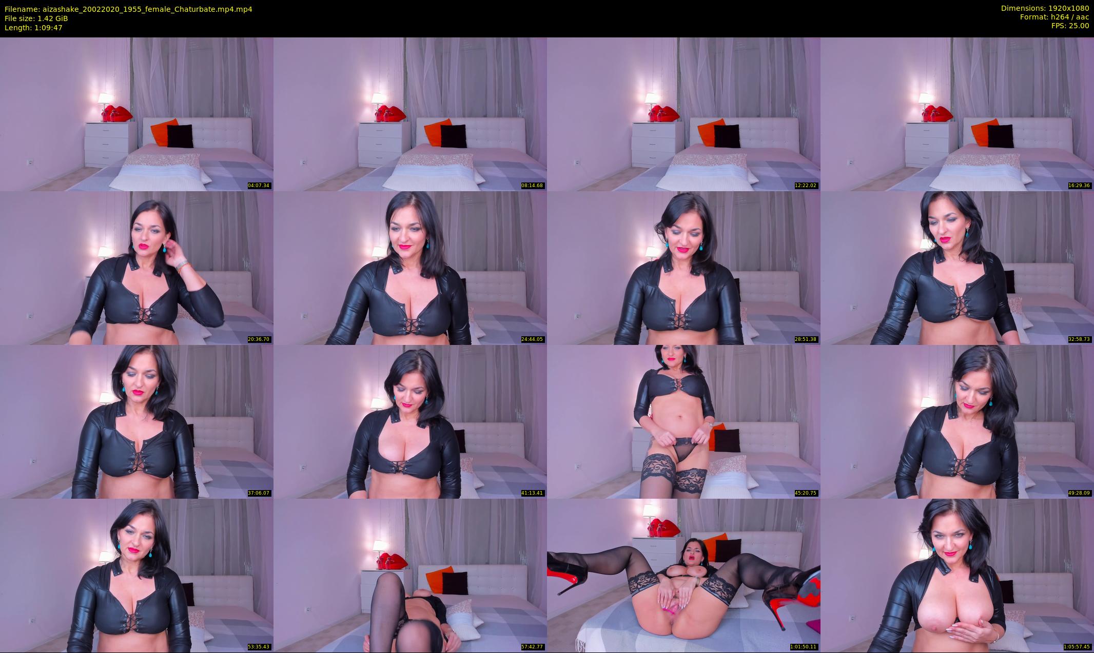 aizashake — 70 minute Chaturbate female cam show recording, 1080p, Feb 20, 2020