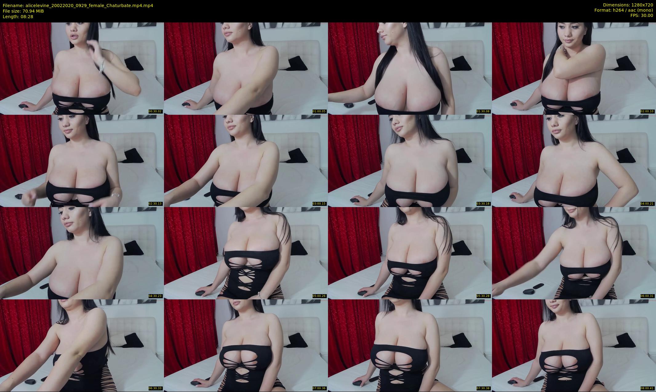 alicelevine — 9 minute Chaturbate female cam show recording, 720p, Feb 20, 2020