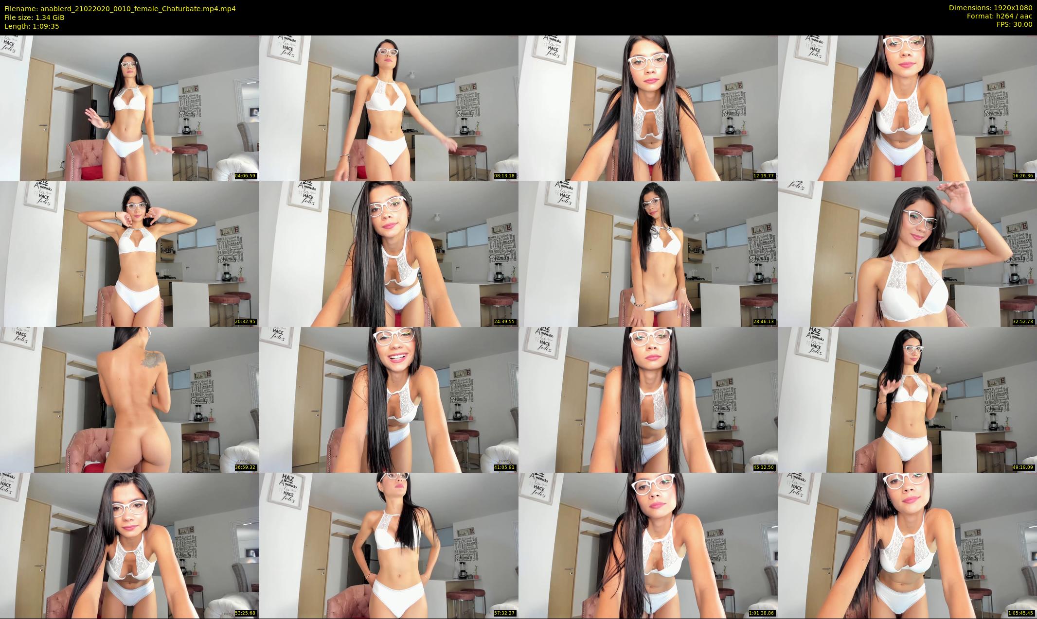 anablerd — 70 minute Chaturbate female cam show recording, 1080p, Feb 21, 2020