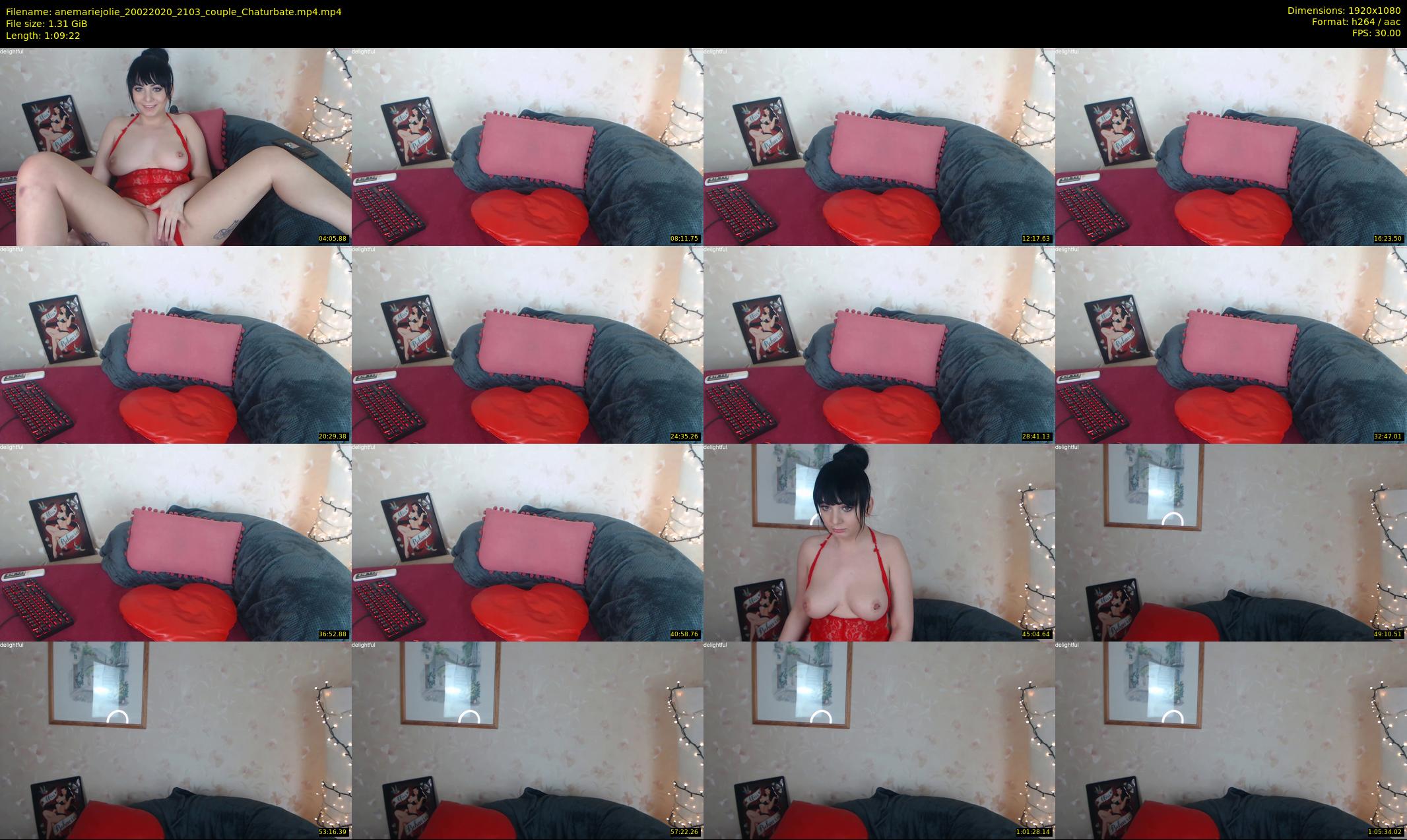 anemariejolie — 70 minute Chaturbate female cam show recording, 1080p, Feb 20, 2020