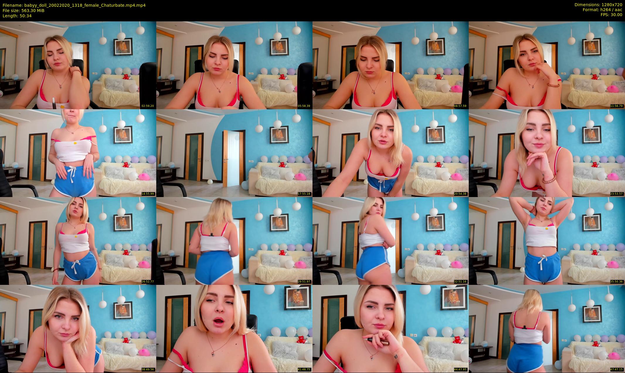 babyy_doll — 51 minute Chaturbate female cam show recording, 720p, Feb 20, 2020