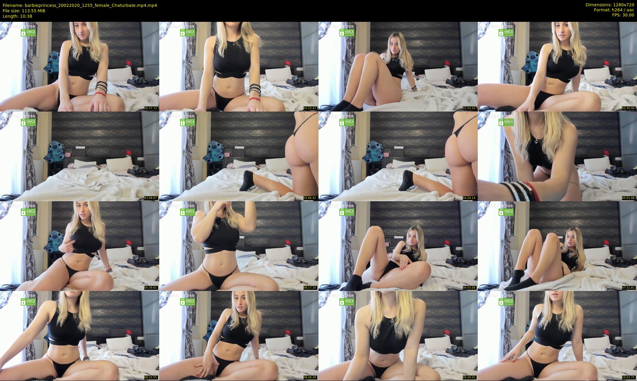 barbieprincess — 11 minute Chaturbate female cam show recording, 720p, Feb 20, 2020
