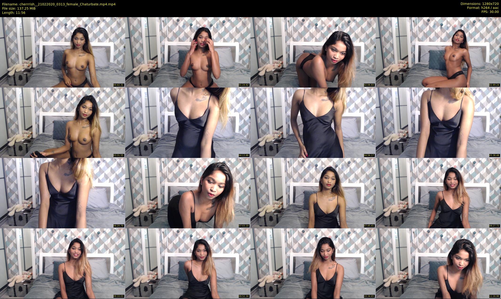 cherrrish_ — 12 minute Chaturbate female cam show recording, 720p, Feb 21, 2020