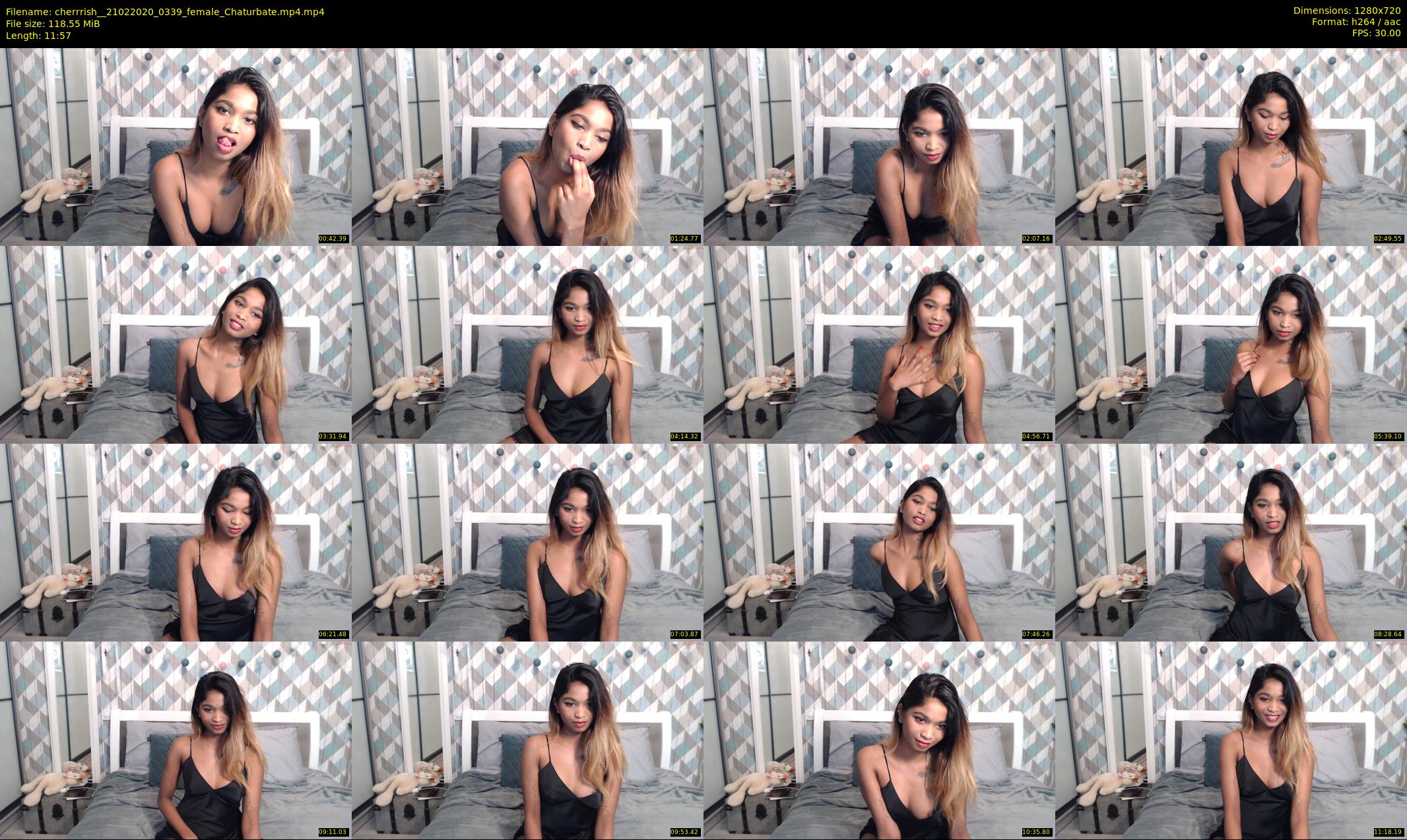 cherrrish_ — 12 minute Chaturbate female cam show recording, 720p, Feb 21, 2020