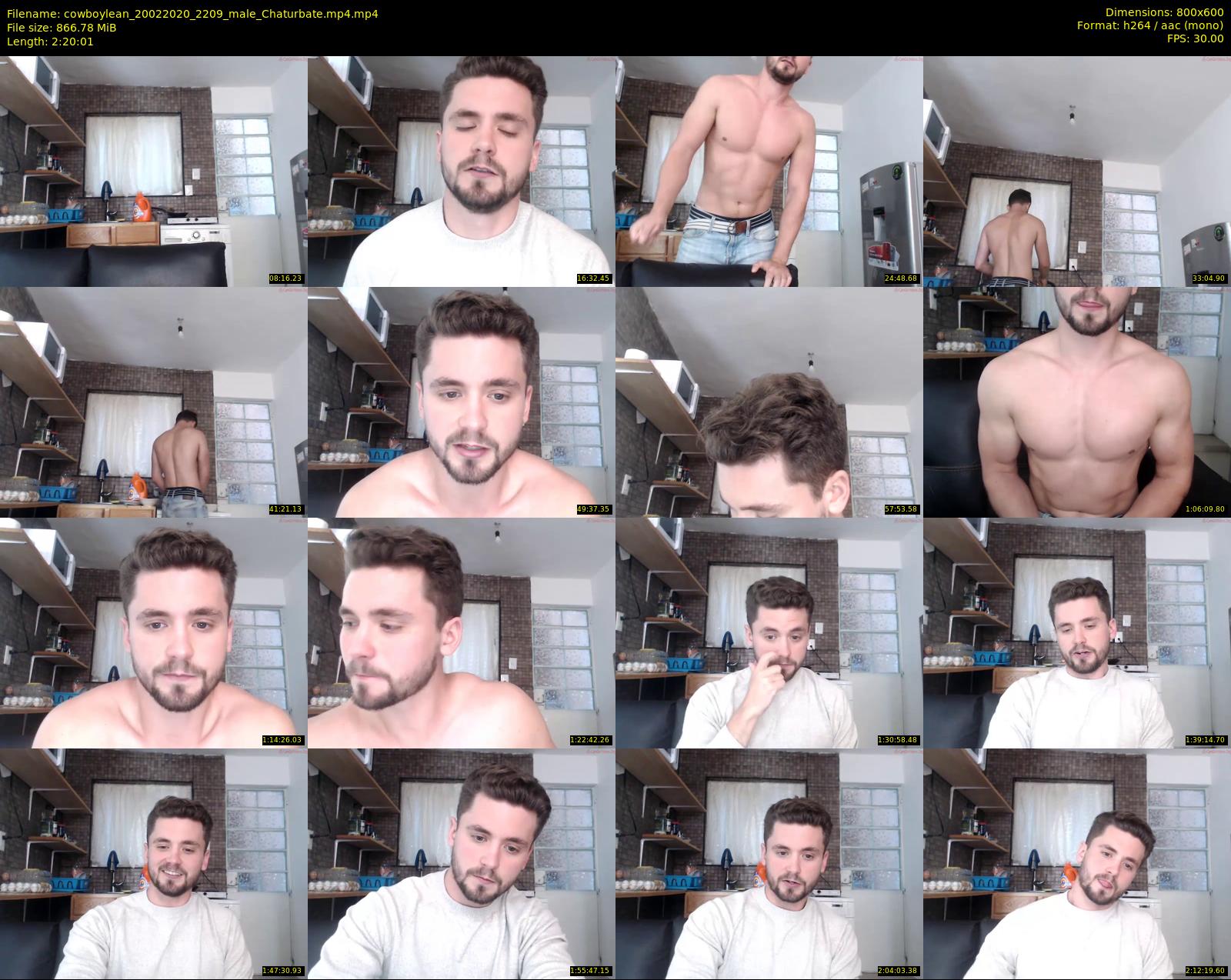 cowboylean — 141 minute Chaturbate male cam show recording, 480p, Feb 20, 2020