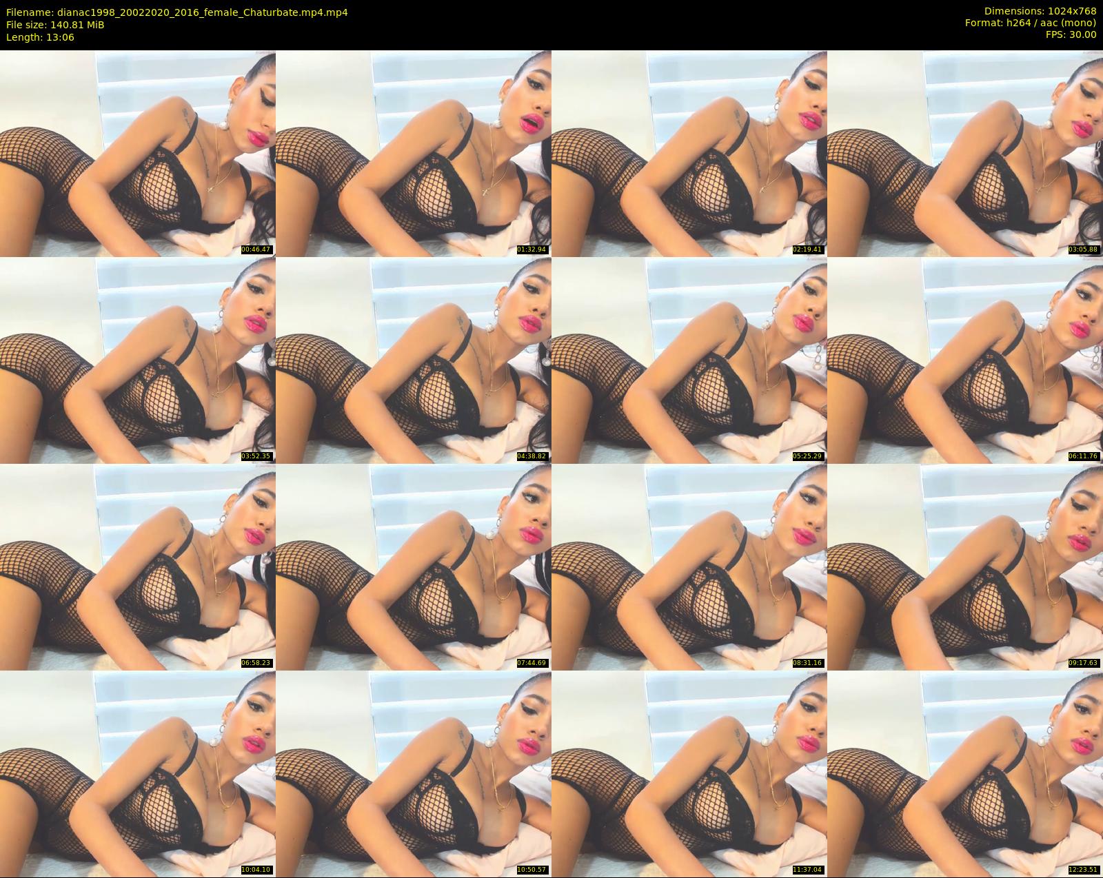 dianac1998 — 14 minute Chaturbate female cam show recording, 720p, Feb 20, 2020