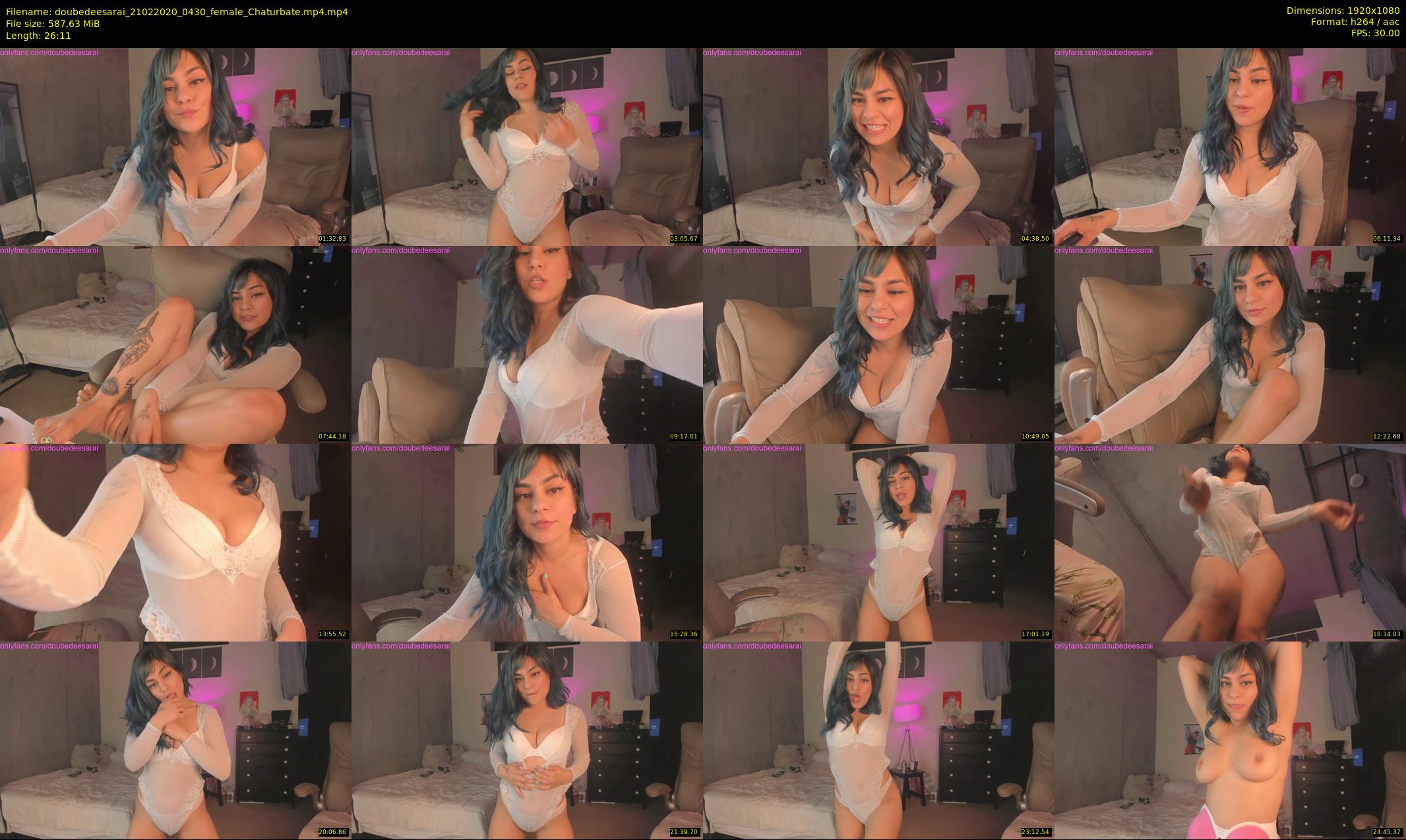 doubedeesarai — 27 minute Chaturbate female cam show recording, 1080p, Feb 21, 2020