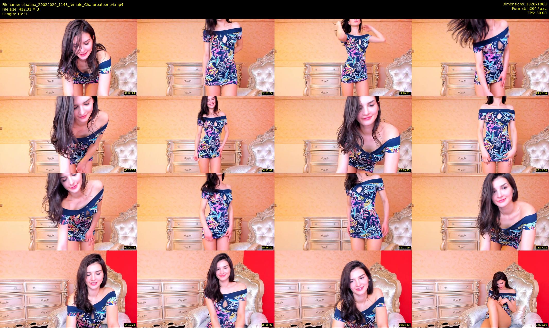 elaanna — 19 minute Chaturbate female cam show recording, 1080p, Feb 20, 2020