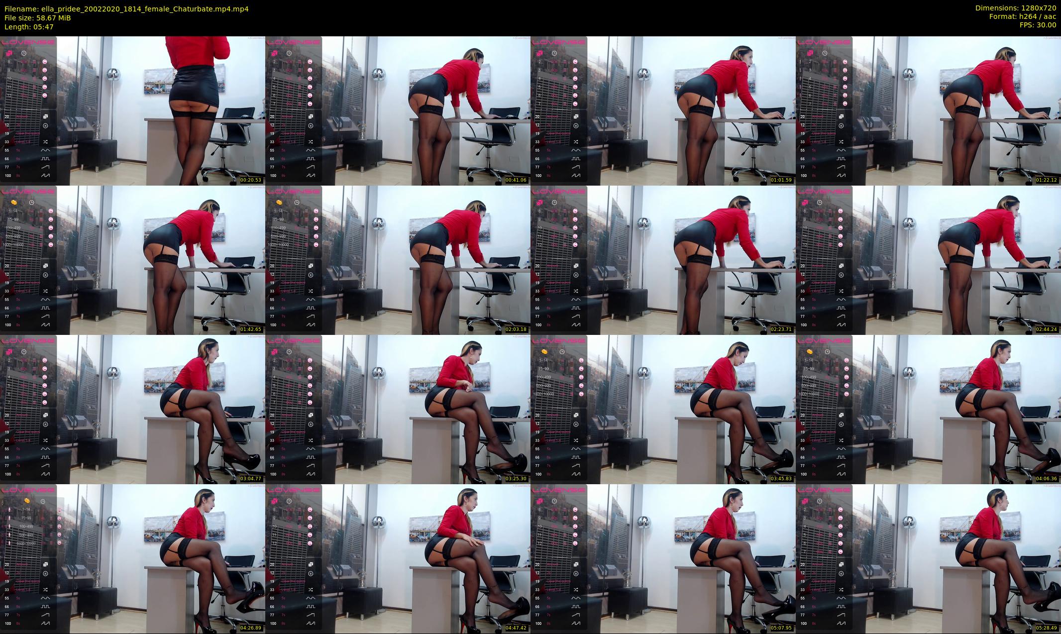 ella_pridee — 6 minute Chaturbate female cam show recording, 720p, Feb 20, 2020