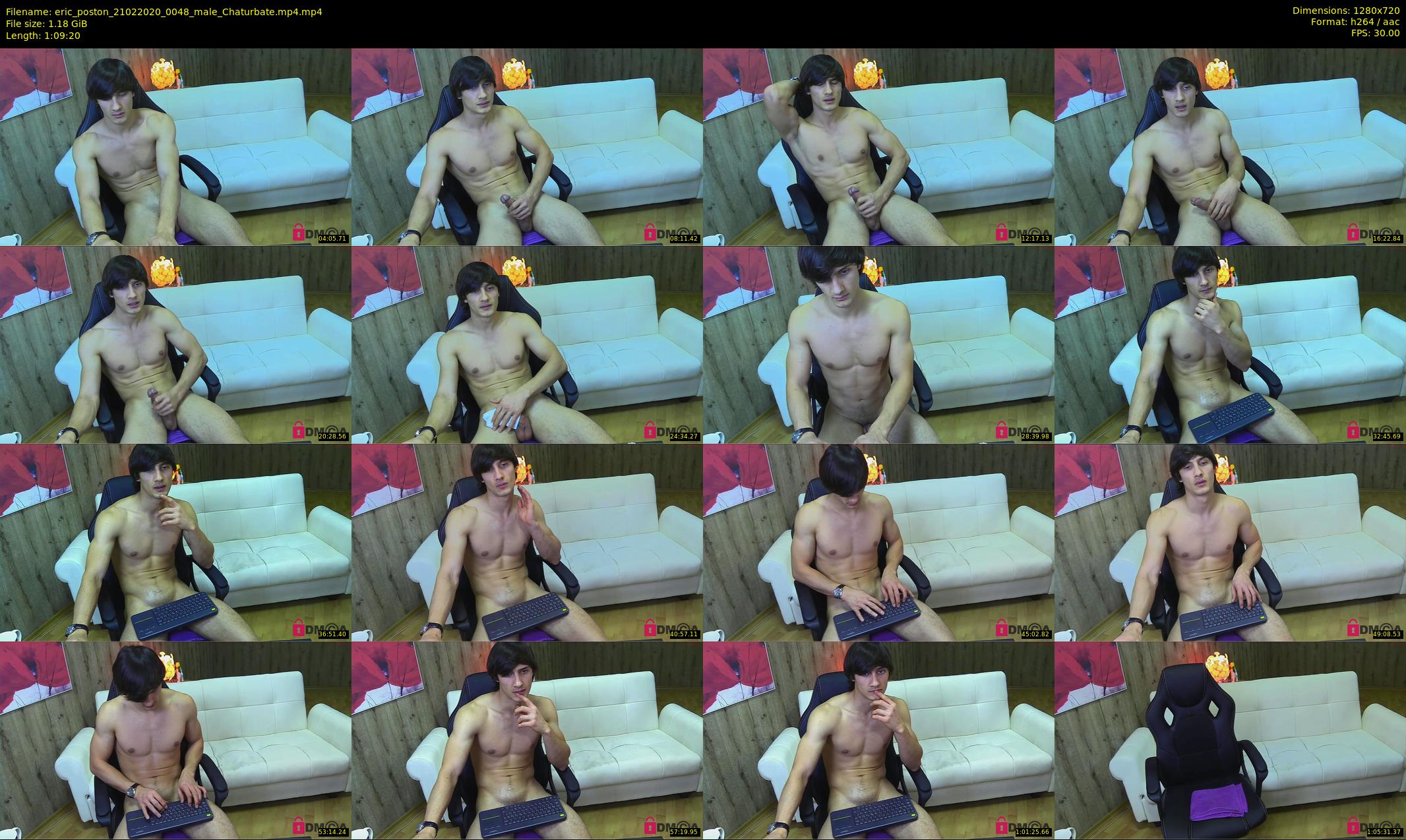 eric_poston — 70 minute Chaturbate male cam show recording, 720p, Feb 21, 2020
