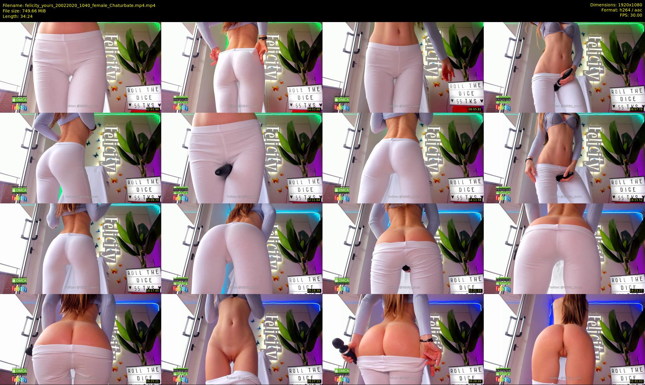 felicity_yours — 35 minute Chaturbate female cam show recording, 1080p, Feb 20, 2020