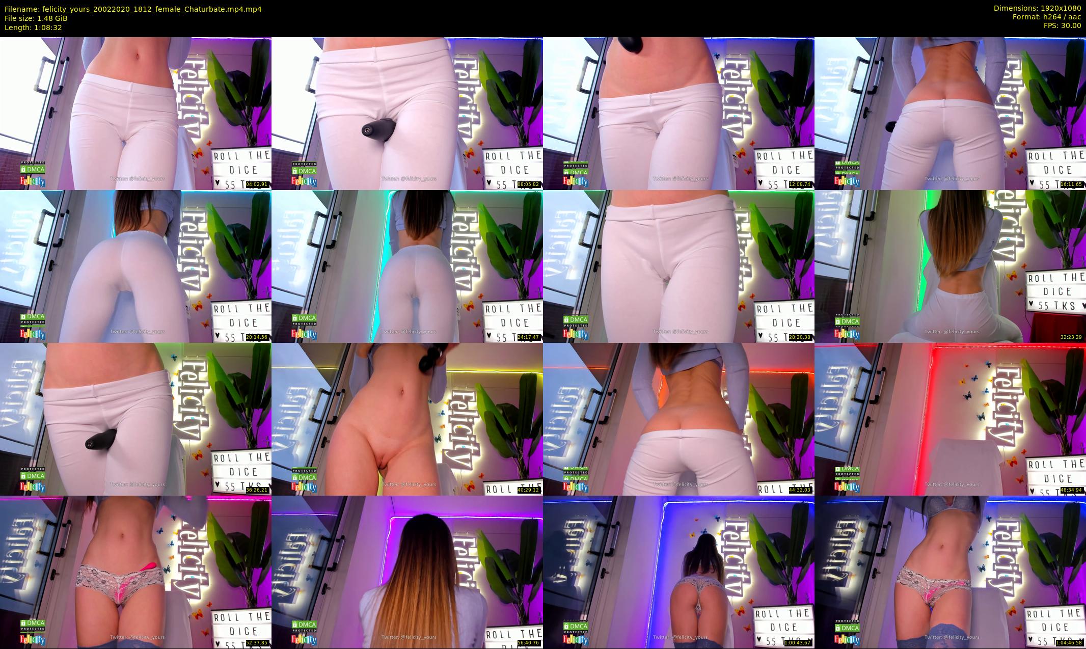 felicity_yours — 69 minute Chaturbate female cam show recording, 1080p, Feb 20, 2020