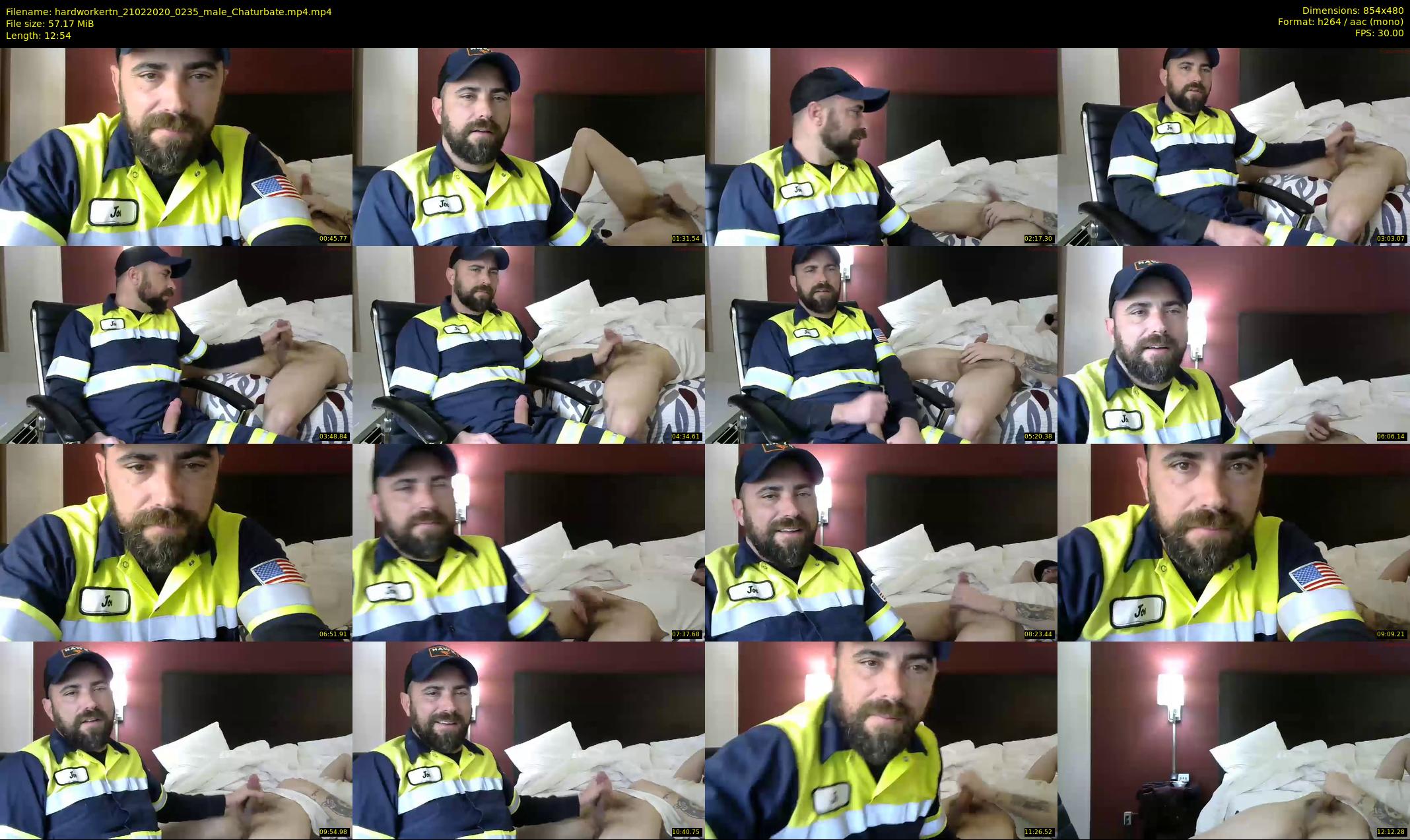 hardworkertn — 13 minute Chaturbate male cam show recording, 480p, Feb 21, 2020