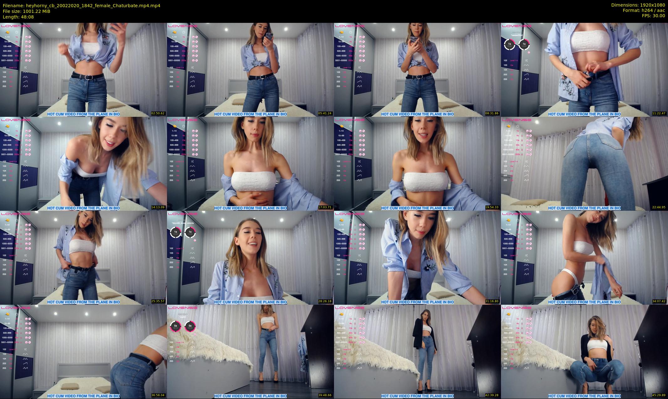 heyhorny_cb — 49 minute Chaturbate couple cam show recording, 1080p, Feb 20, 2020