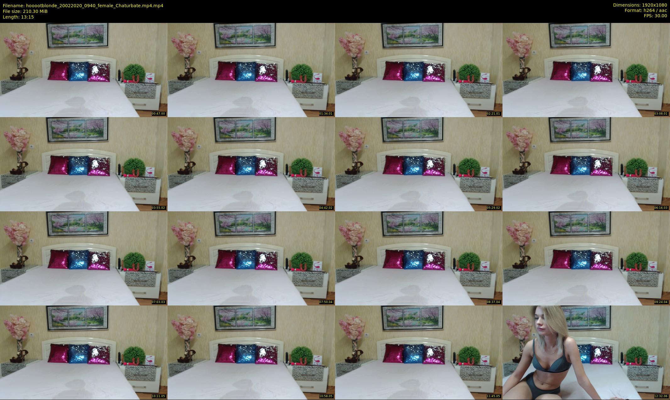 hooootblonde — 14 minute Chaturbate female cam show recording, 1080p, Feb 20, 2020