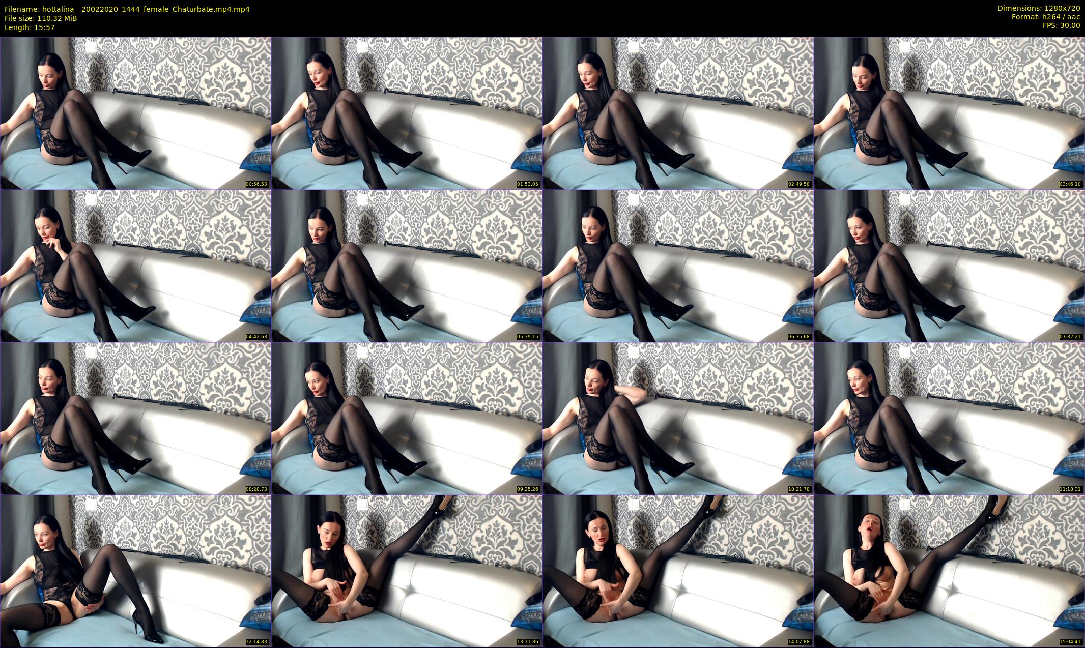 hottalina_ — 16 minute Chaturbate female cam show recording, 720p, Feb 20, 2020