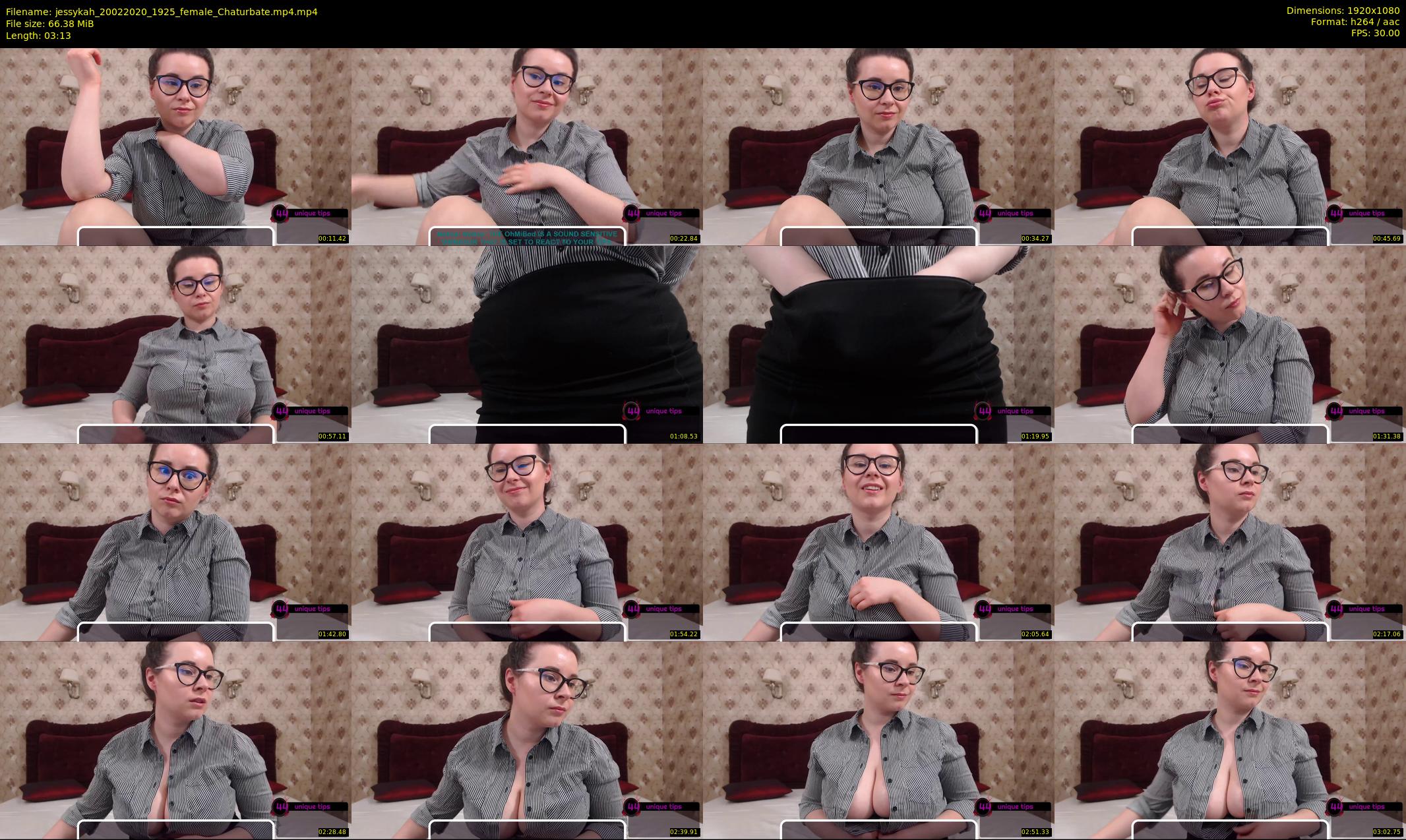 jessykah — 4 minute Chaturbate female cam show recording, 1080p, Feb 20, 2020