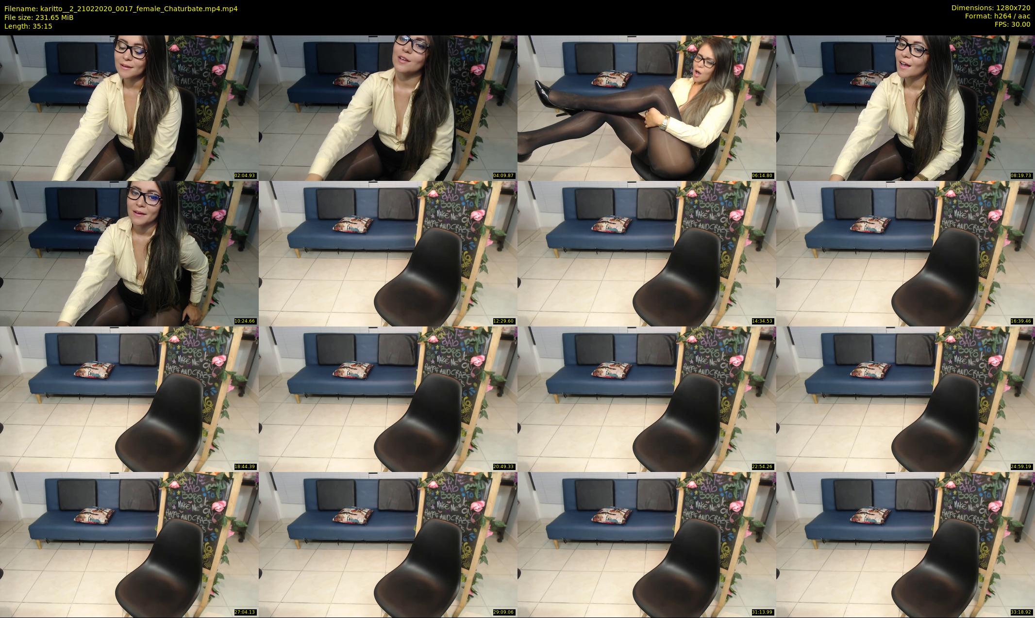 karitto__2 — 36 minute Chaturbate female cam show recording, 720p, Feb 21, 2020