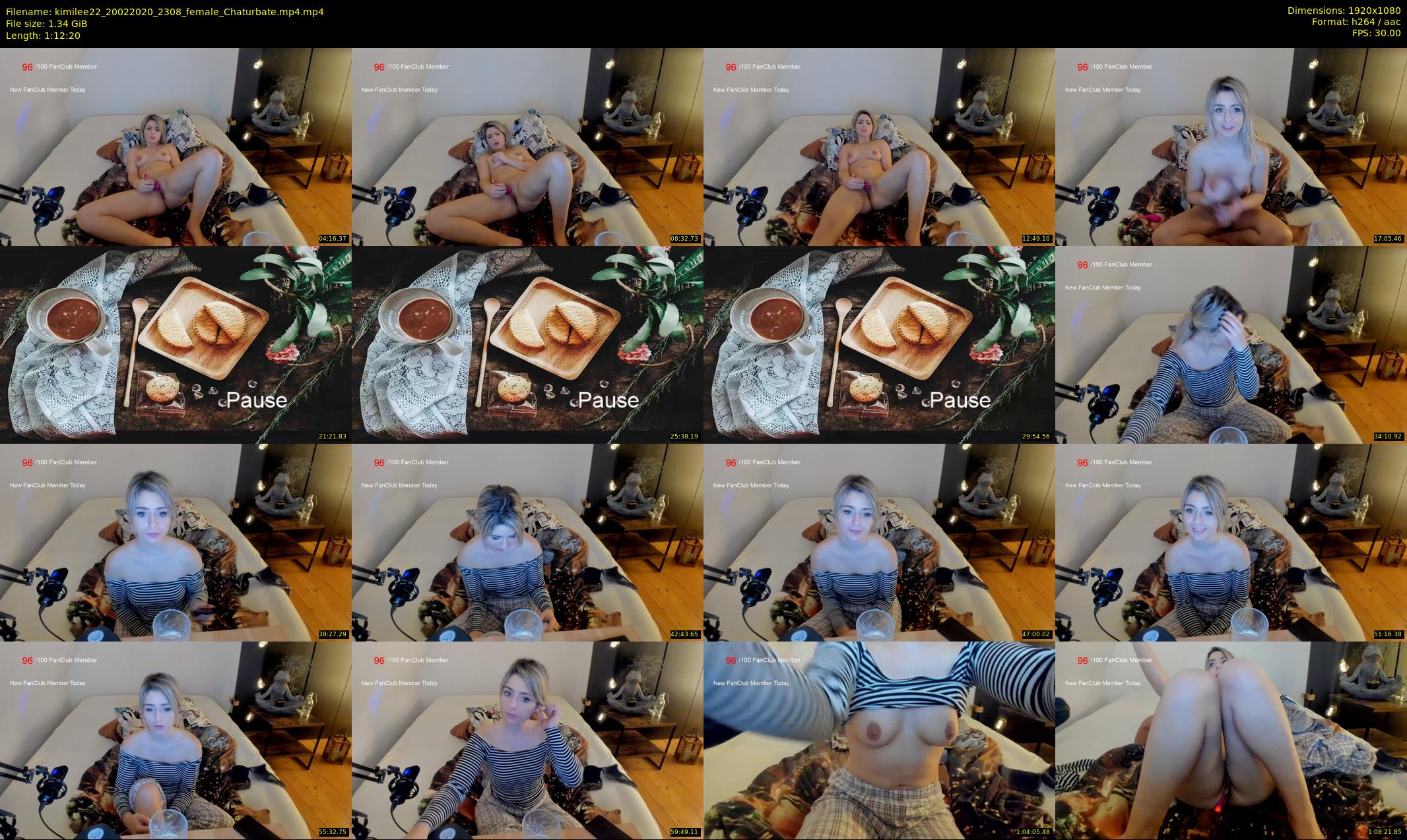 kimilee22 — 73 minute Chaturbate female cam show recording, 1080p, Feb 20, 2020