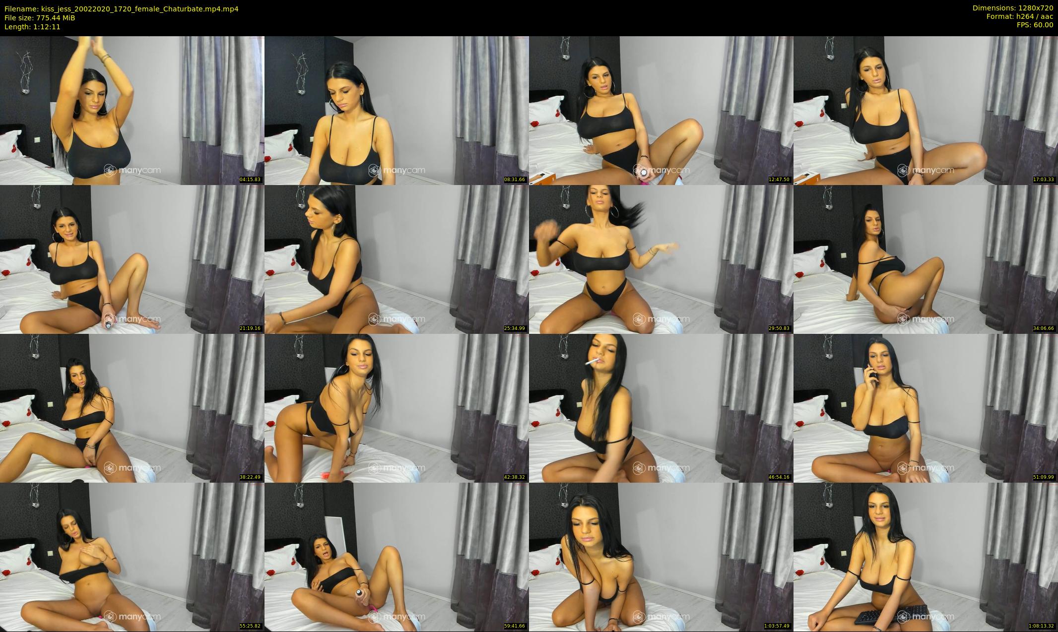 kiss_jess — 73 minute Chaturbate female cam show recording, 720p, Feb 20, 2020