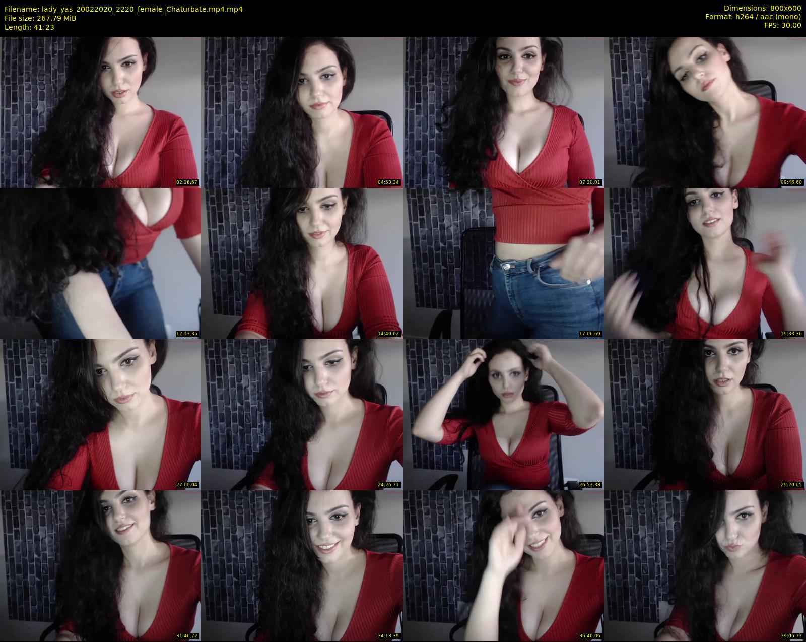 lady_yas — 42 minute Chaturbate female cam show recording, 480p, Feb 20, 2020