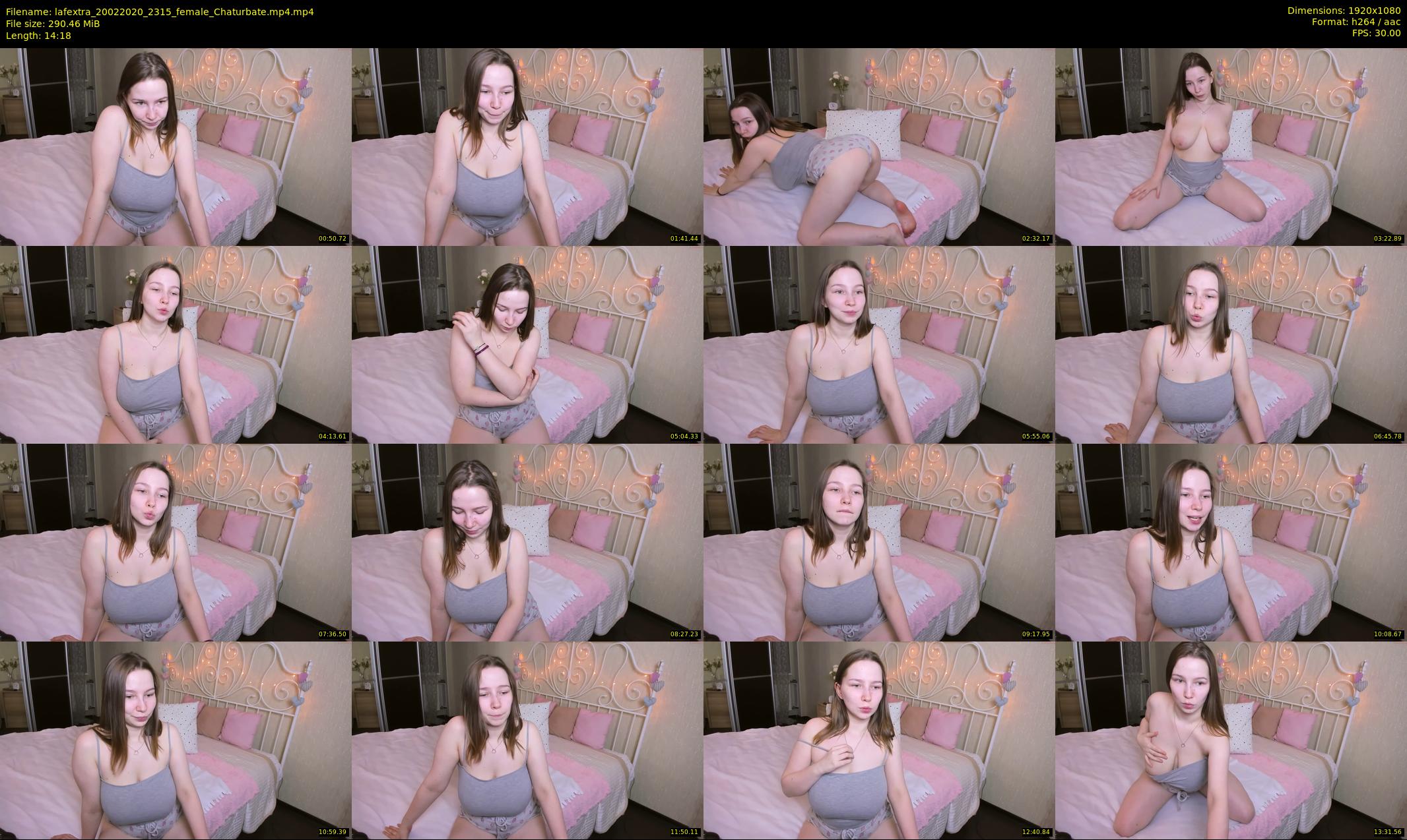 lafextra — 15 minute Chaturbate female cam show recording, 1080p, Feb 20, 2020