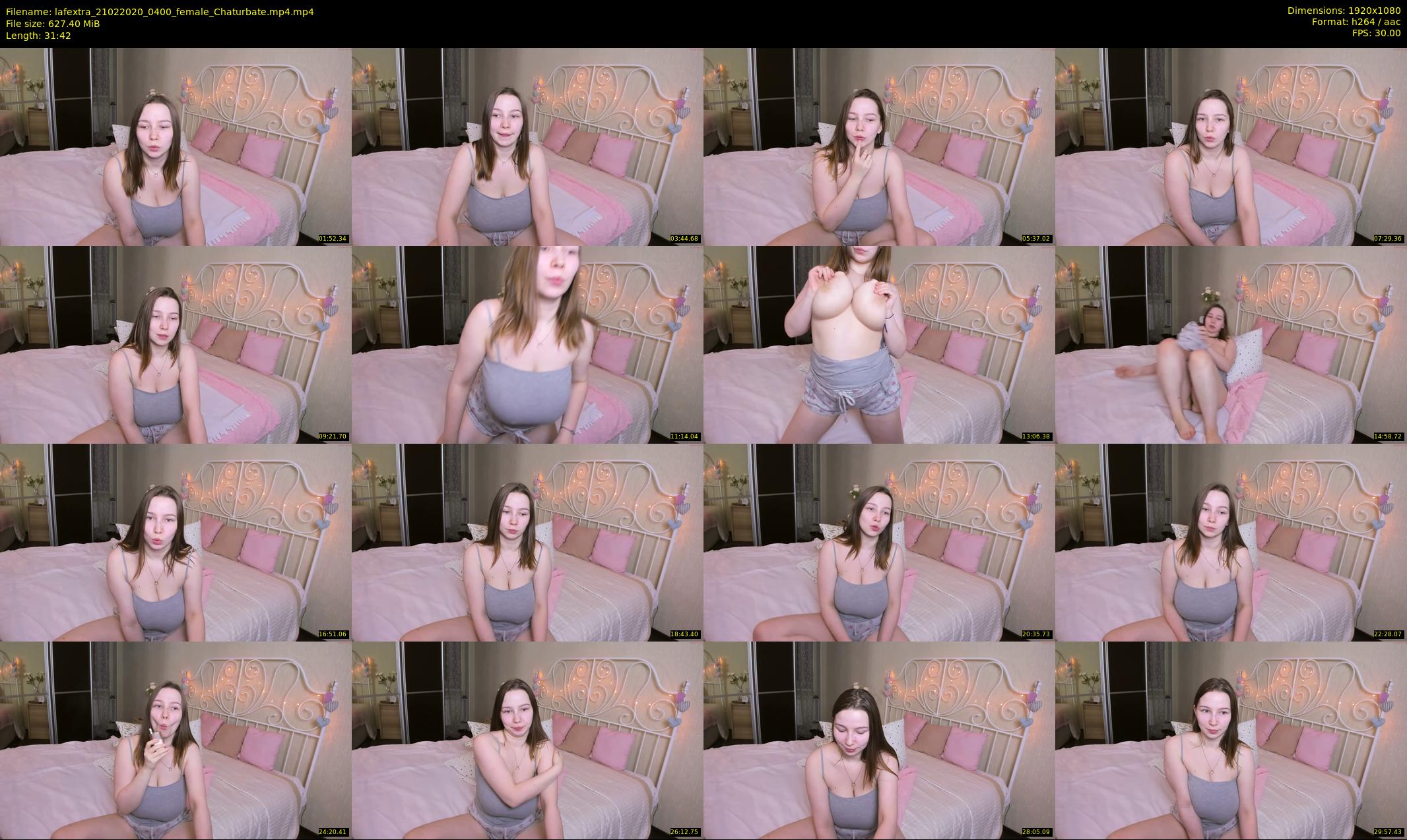 lafextra — 32 minute Chaturbate female cam show recording, 1080p, Feb 21, 2020
